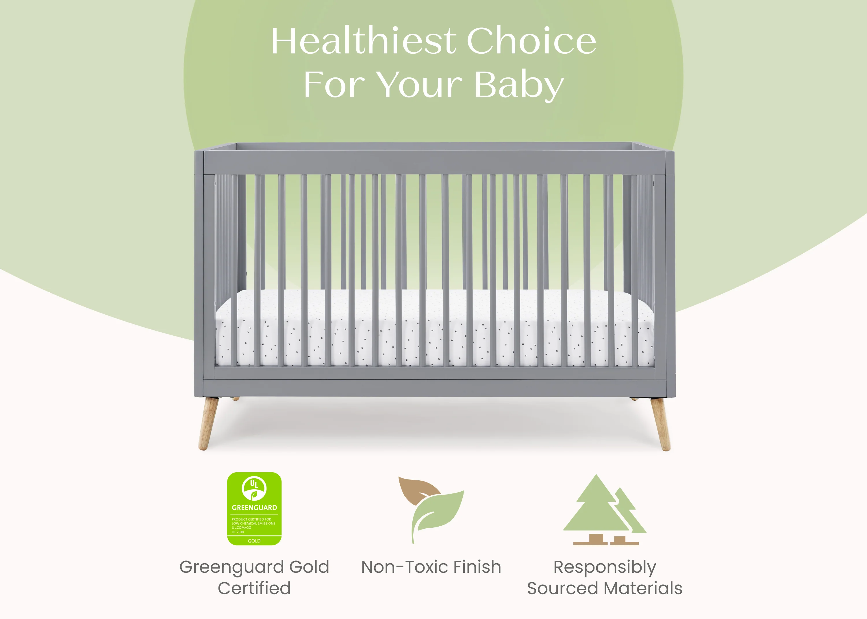 Jordan 4-in-1 Convertible Crib - Image 39