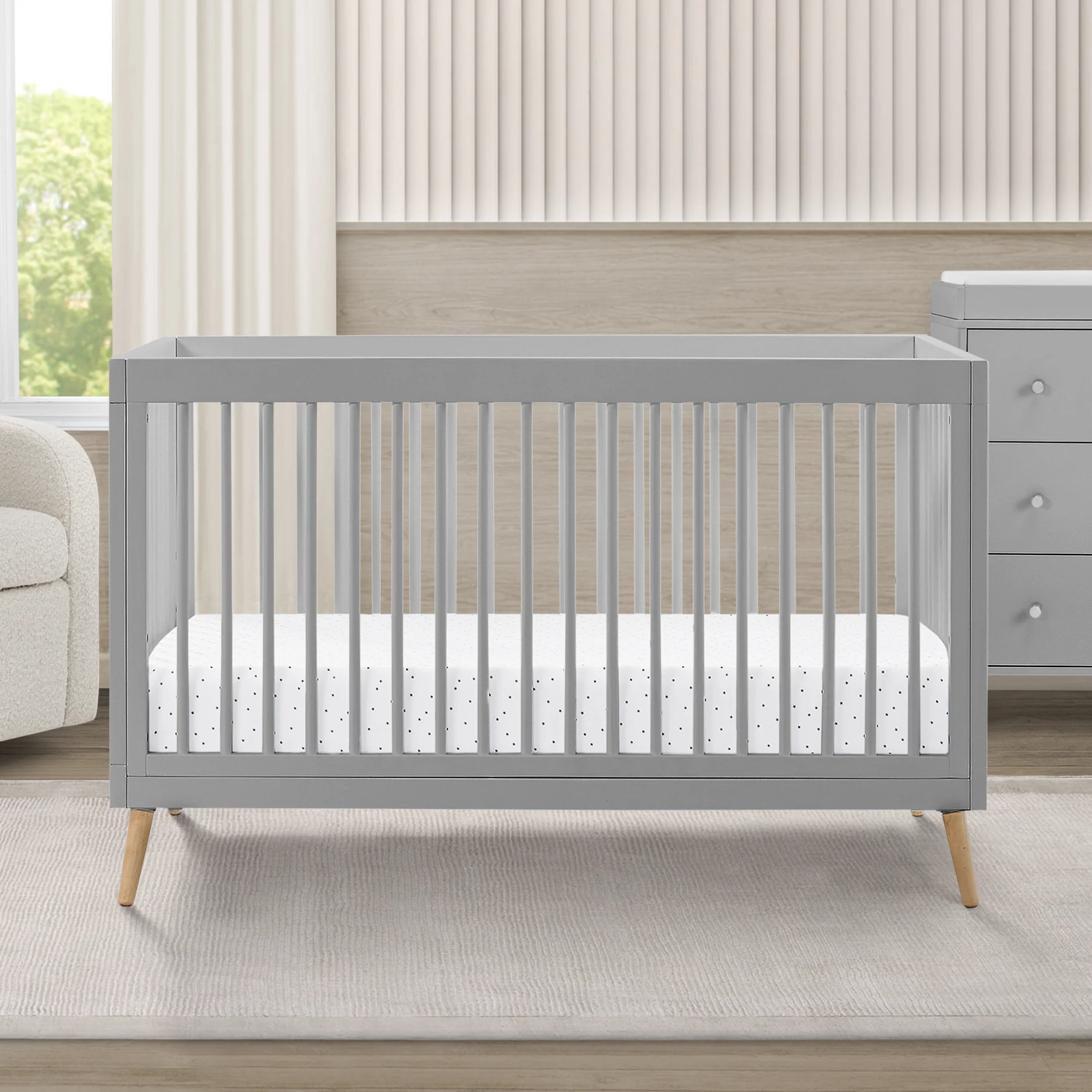 Jordan 4-in-1 Convertible Crib - Image 50
