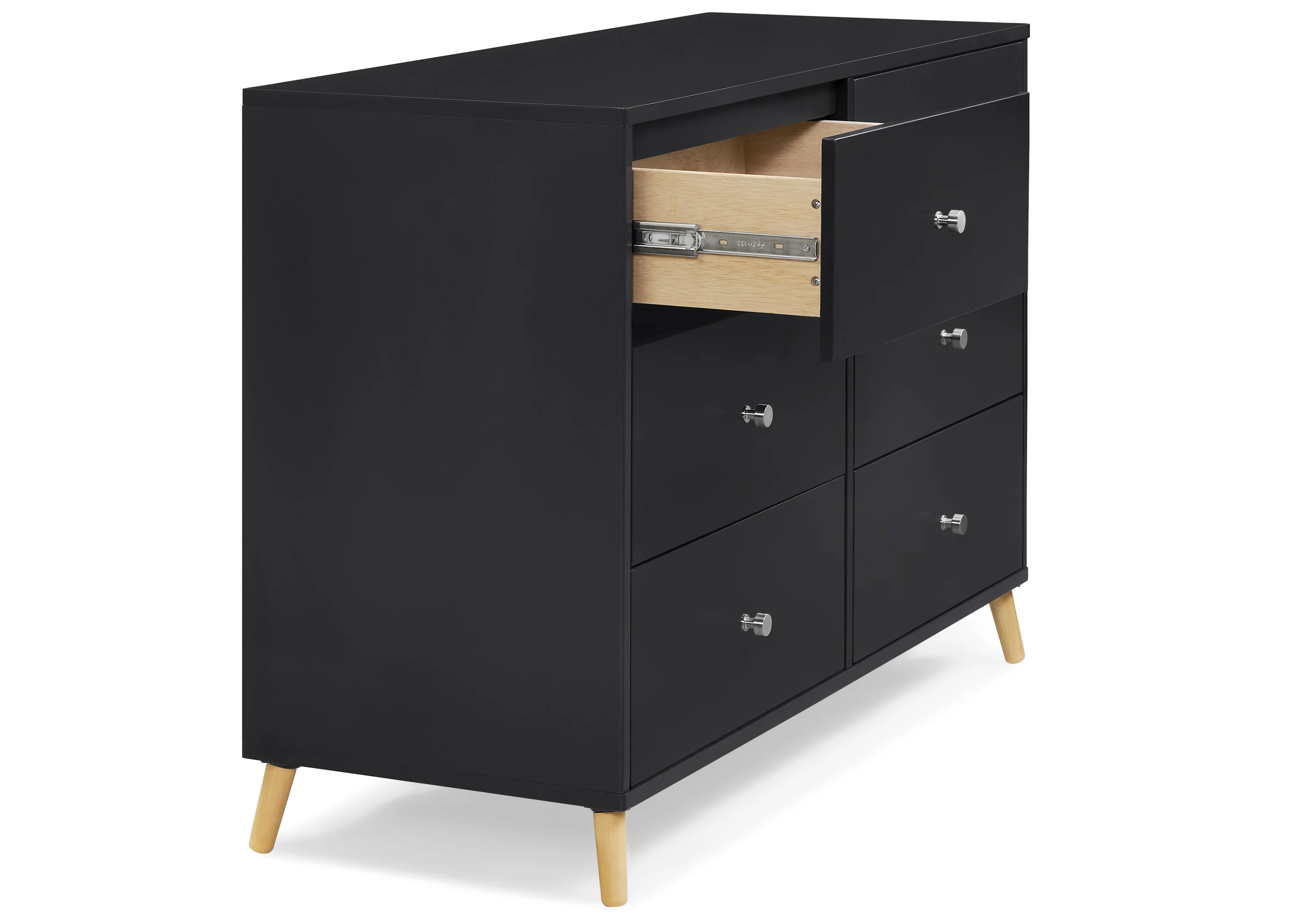 Jordan 6 Drawer Dresser with Interlocking Drawers - Image 20