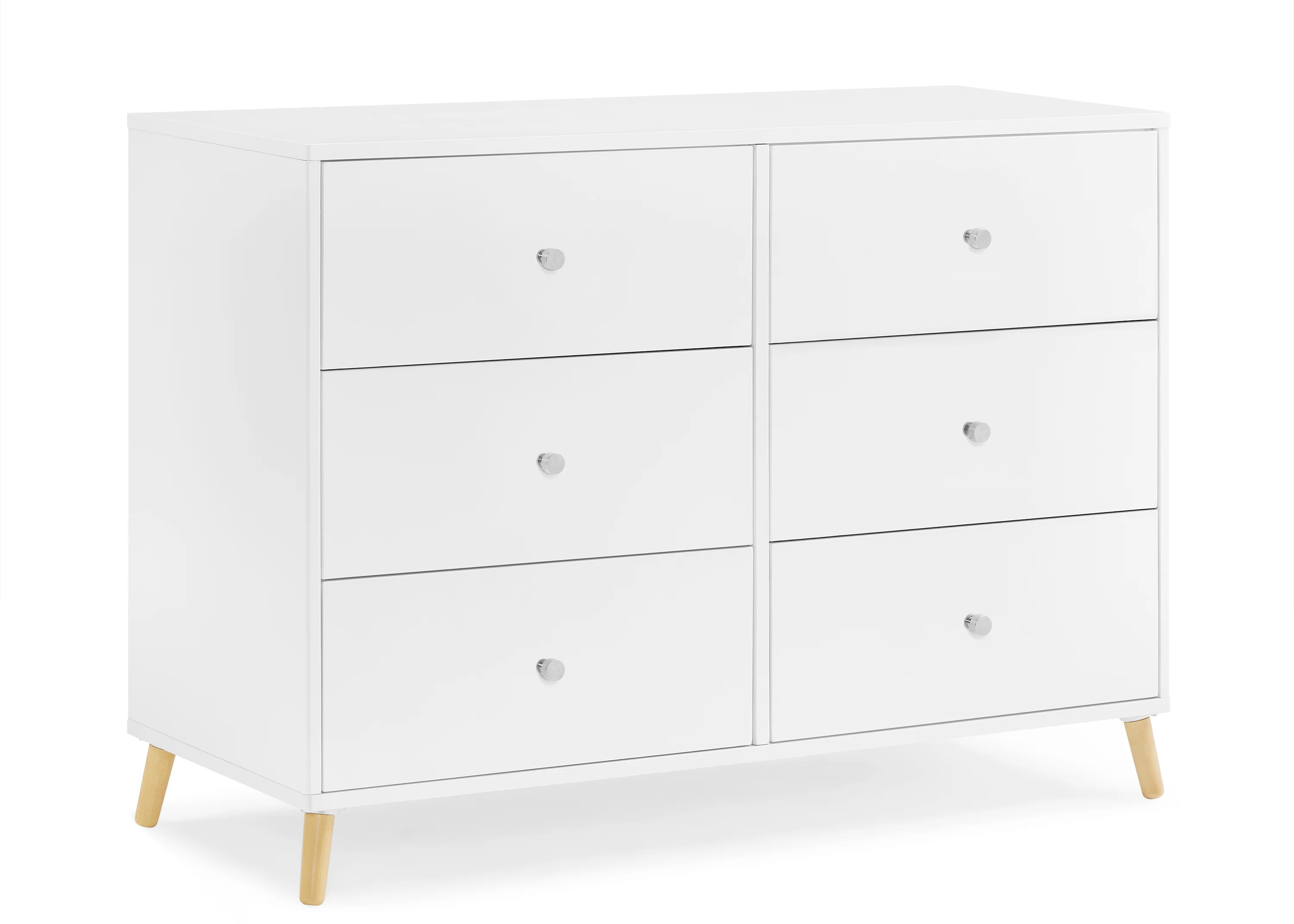Jordan 6 Drawer Dresser with Interlocking Drawers - Image 6