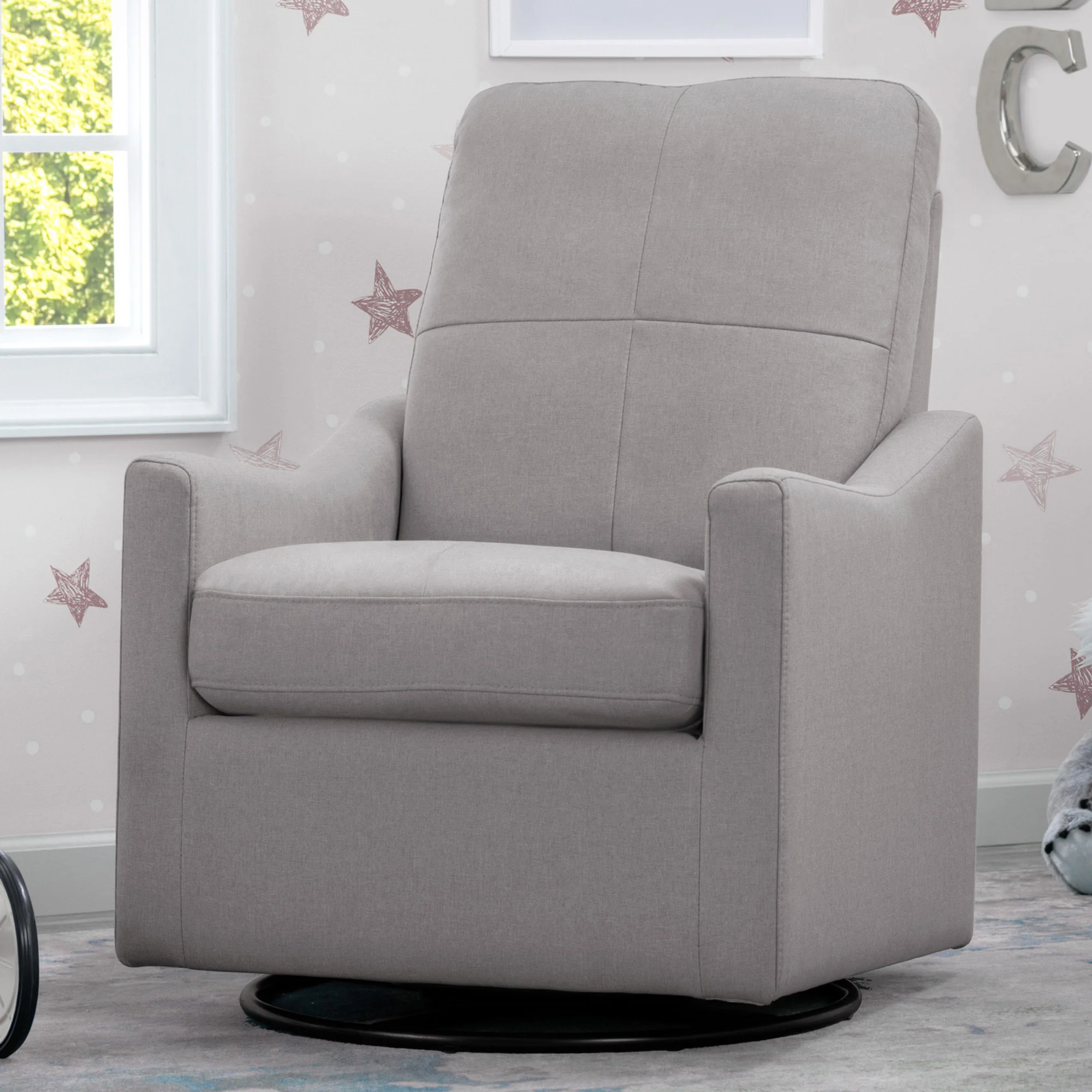 Kenwood Nursery Glider Swivel Rocker Chair - Image 6
