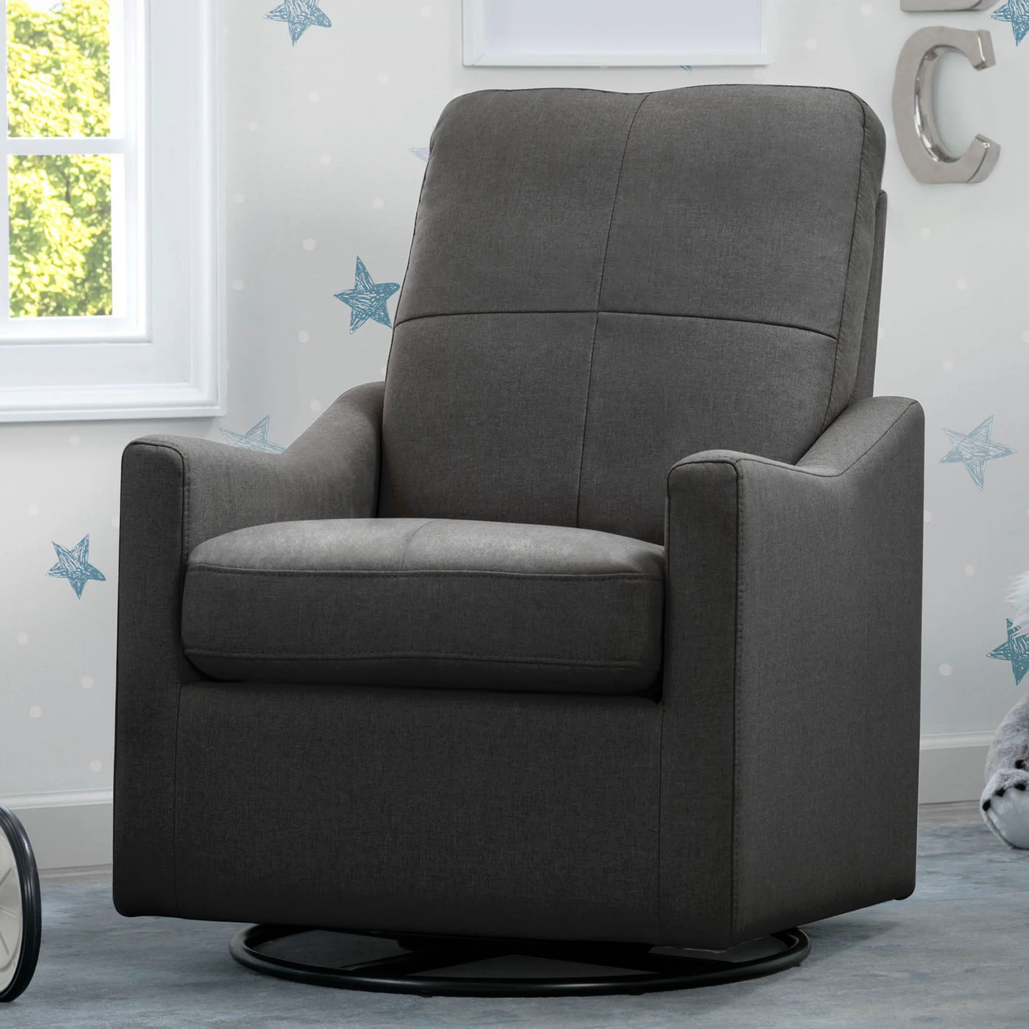 Kenwood Nursery Glider Swivel Rocker Chair - Image 12
