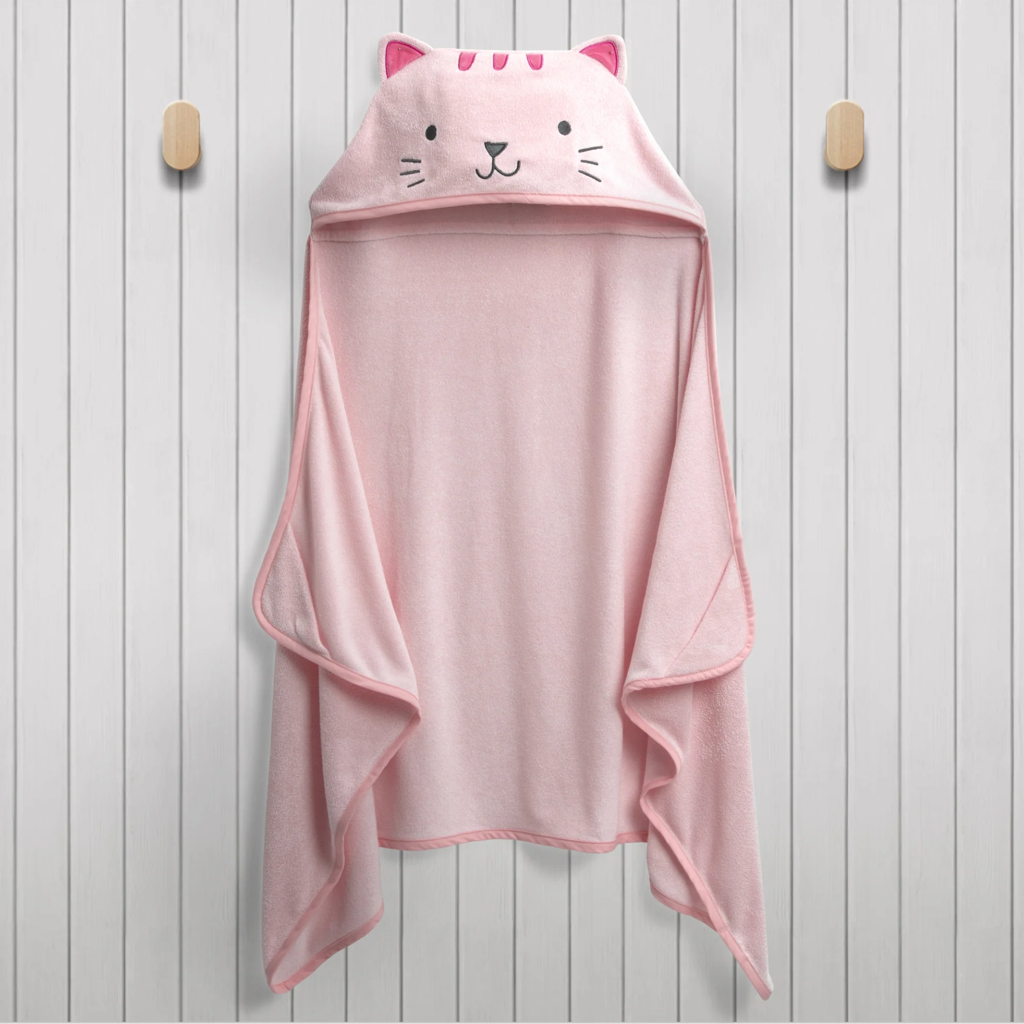 Kids Hooded Bath Towel with Pockets - Image 11