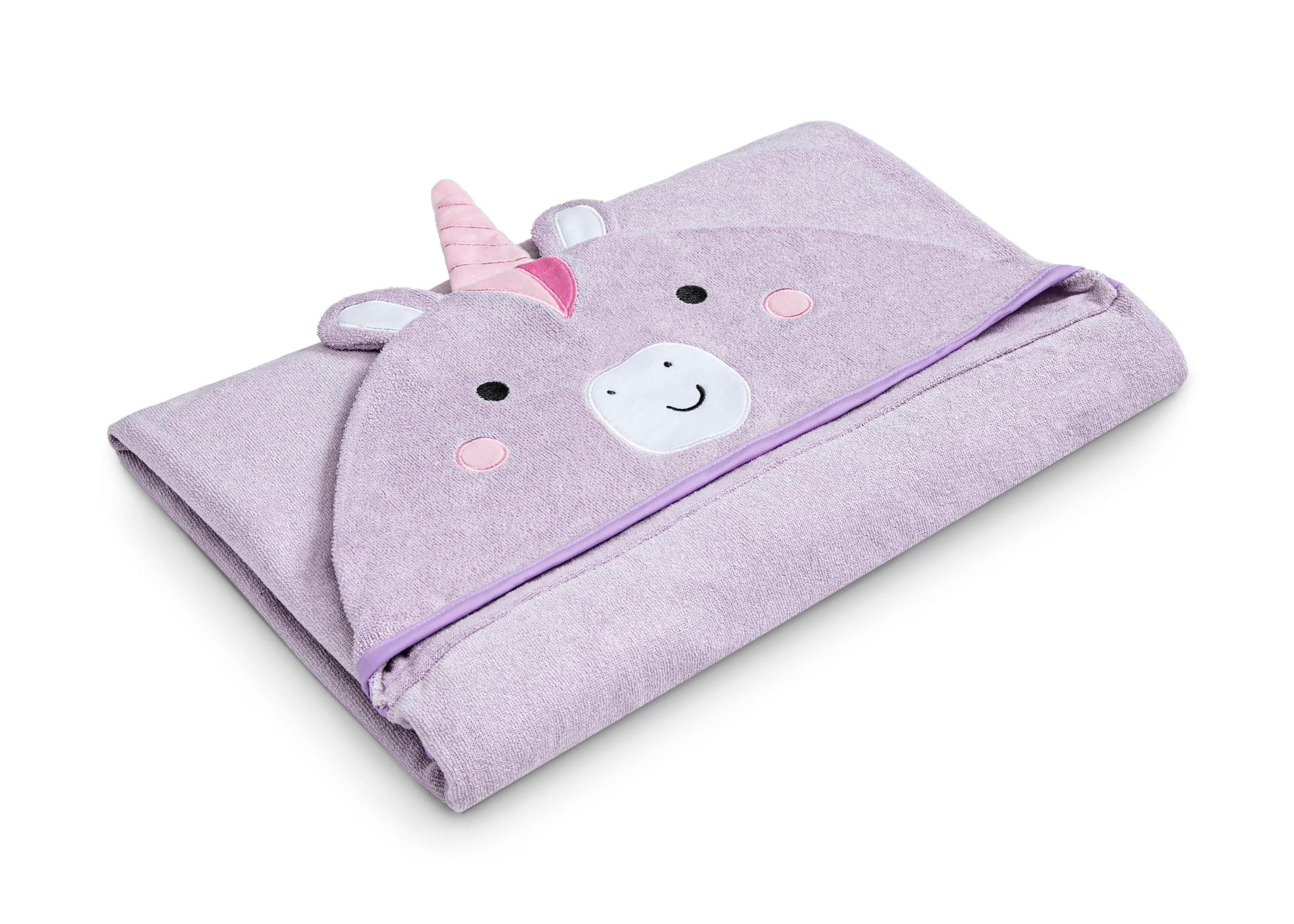 Kids Hooded Bath Towel with Pockets - Image 13