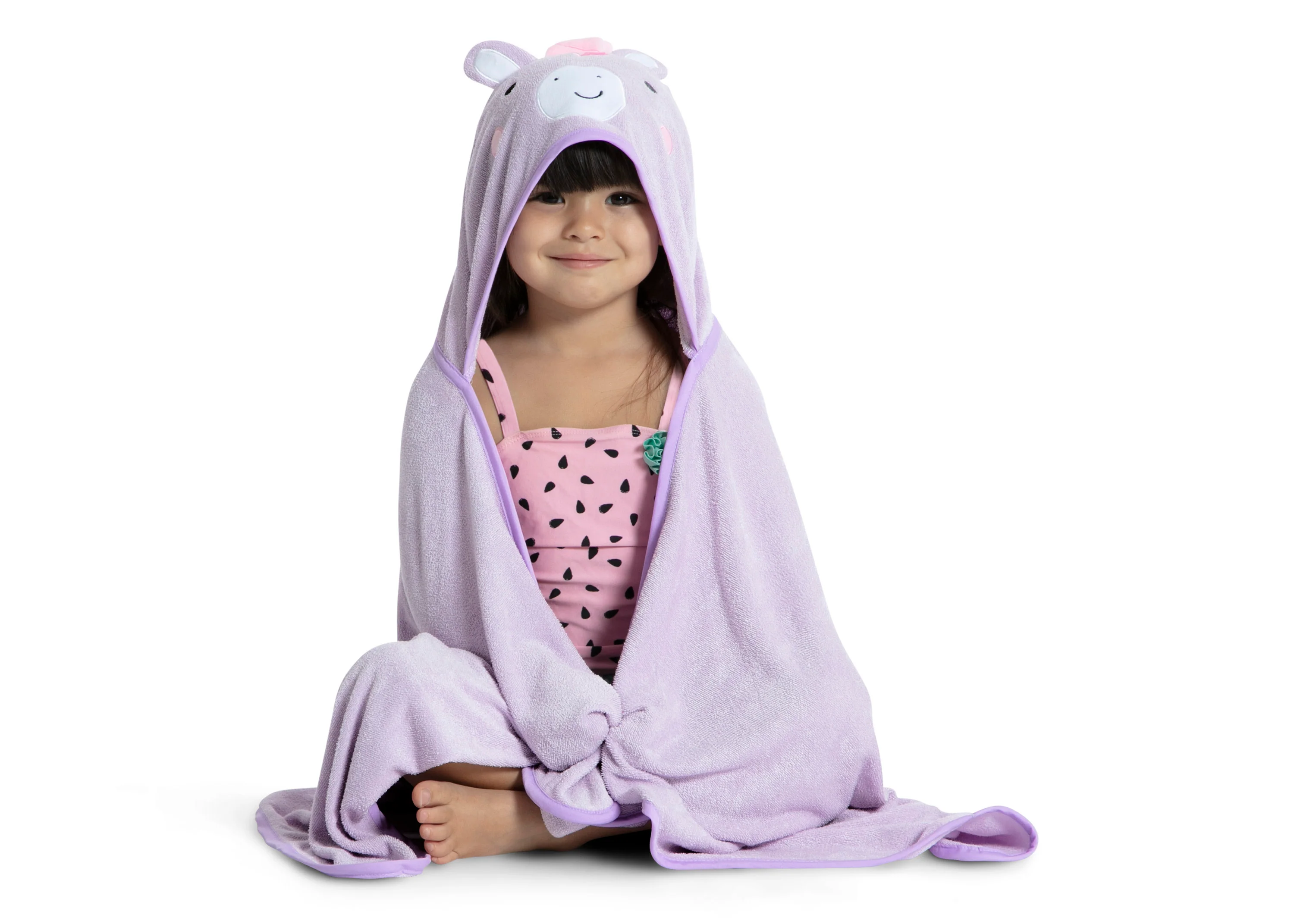 Kids Hooded Bath Towel with Pockets - Image 14