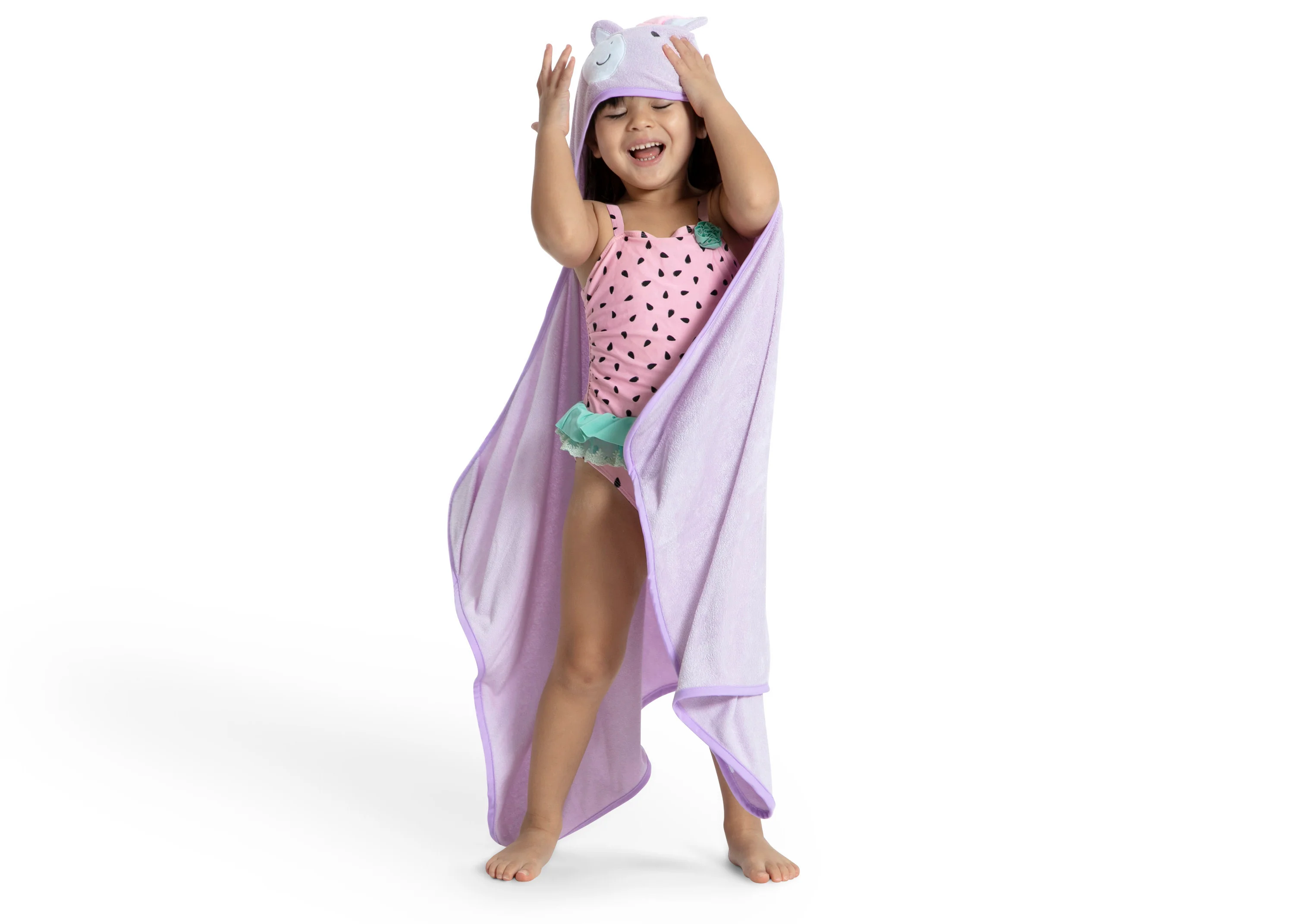 Kids Hooded Bath Towel with Pockets - Image 20