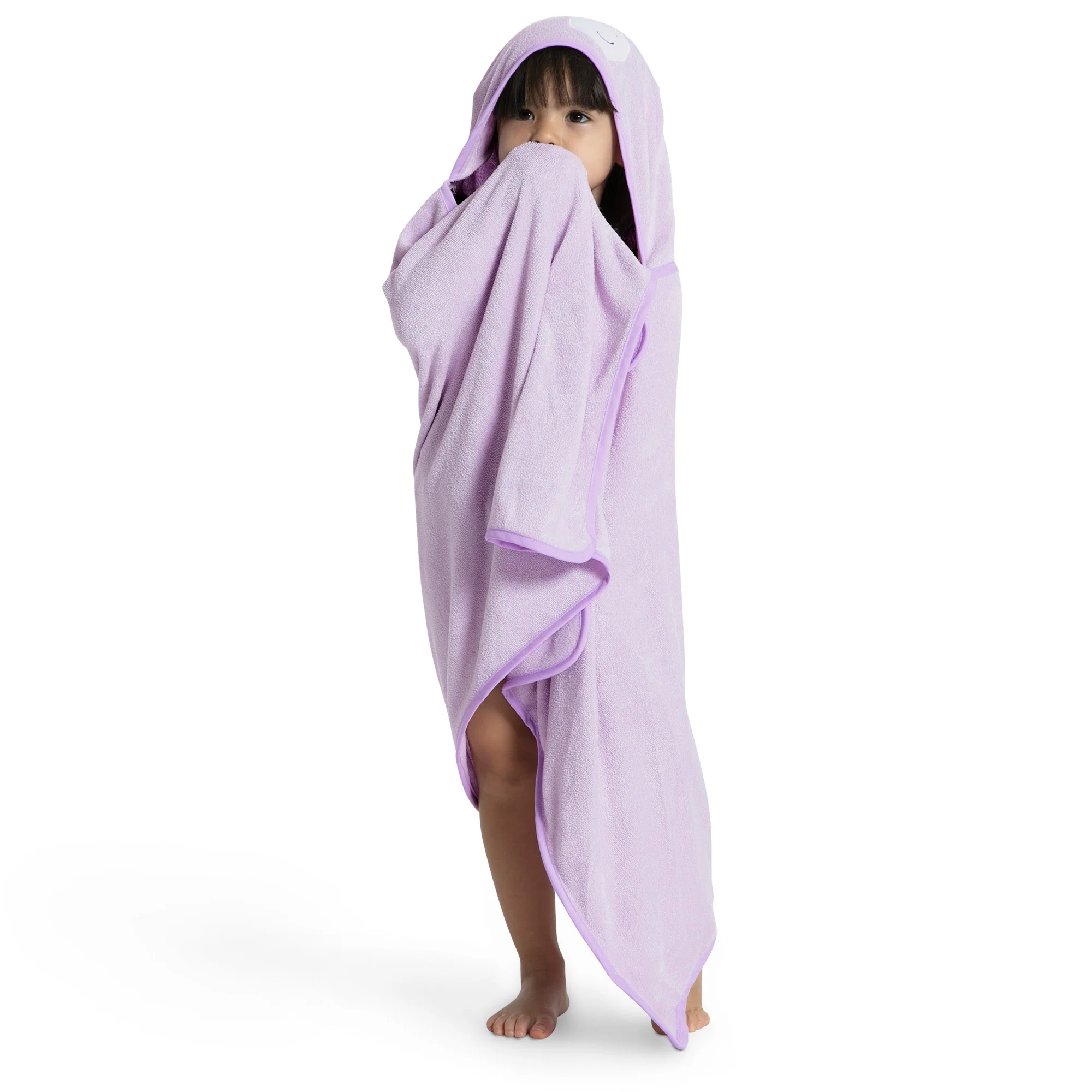 Kids Hooded Bath Towel with Pockets - Image 21
