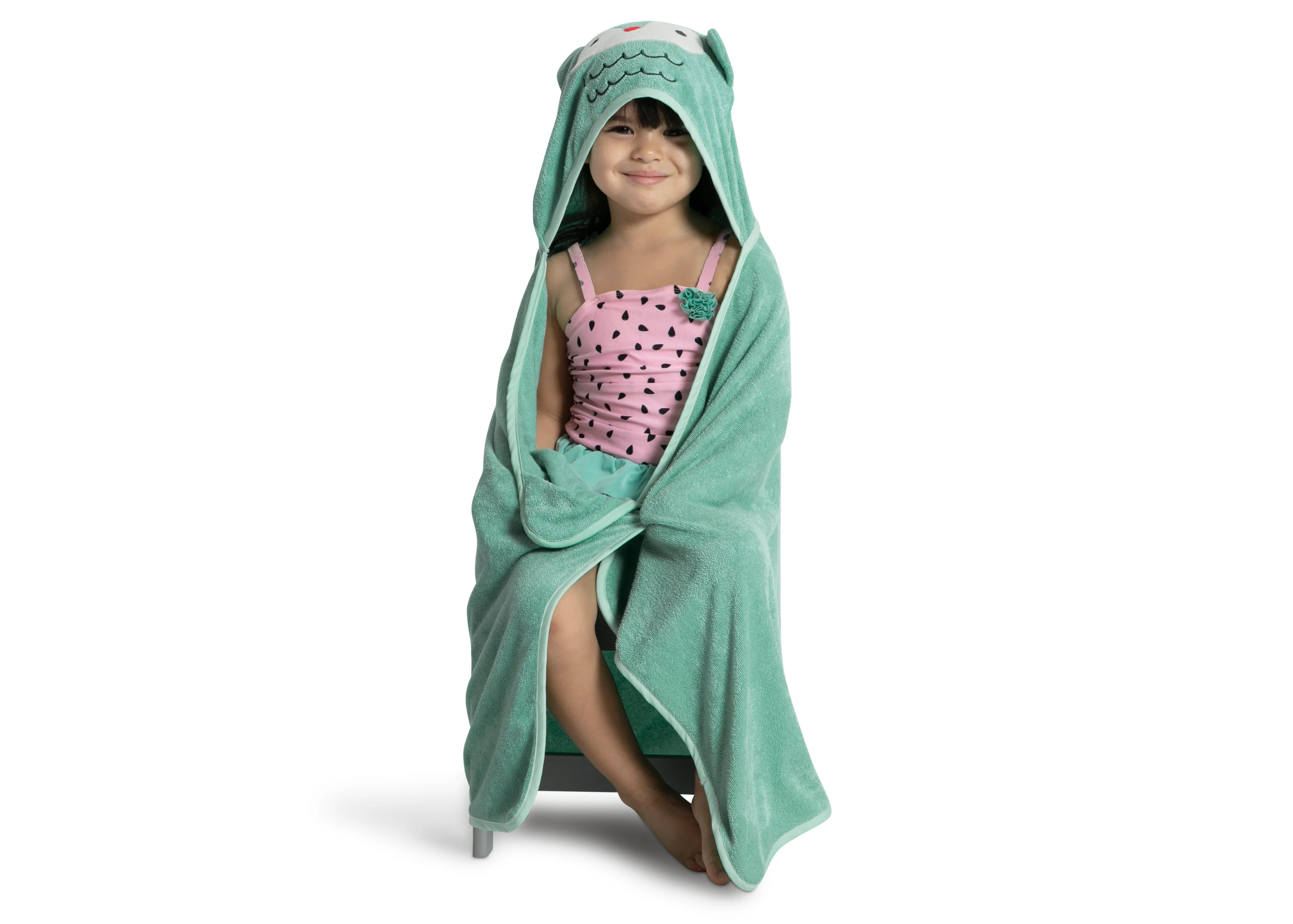 Kids Hooded Bath Towel with Pockets - Image 25
