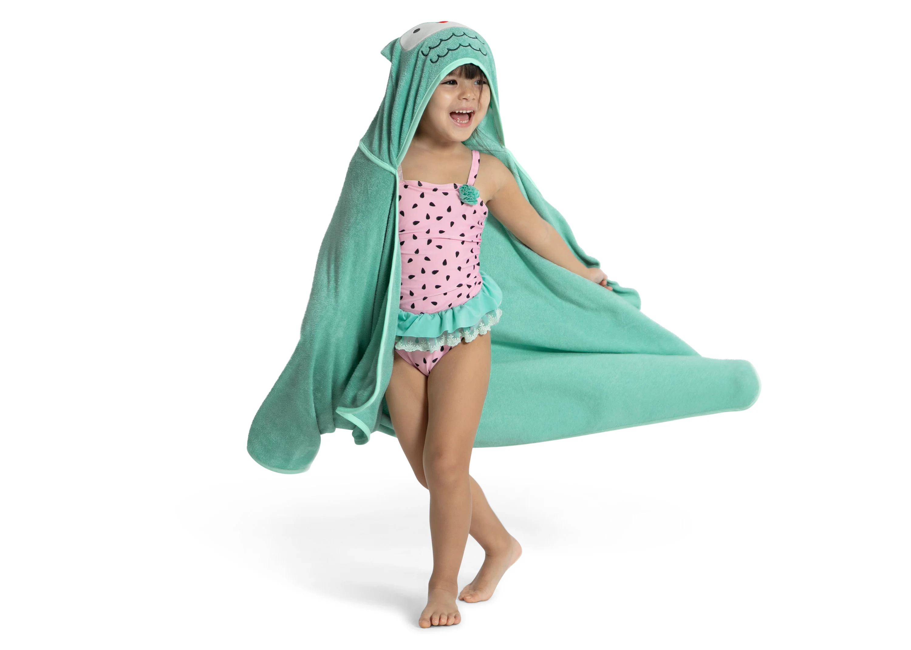 Kids Hooded Bath Towel with Pockets - Image 29
