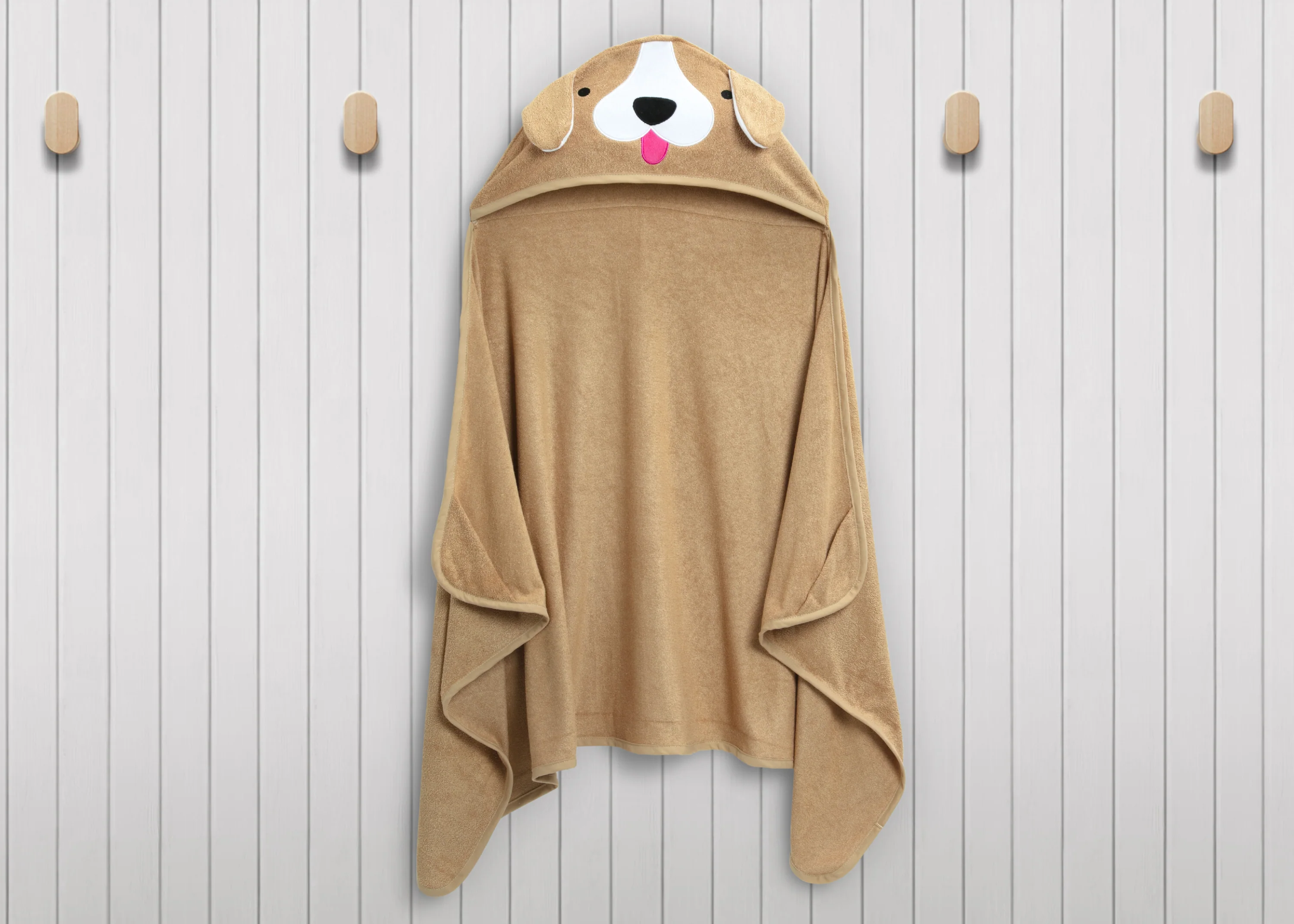 Kids Hooded Bath Towel with Pockets - Image 31