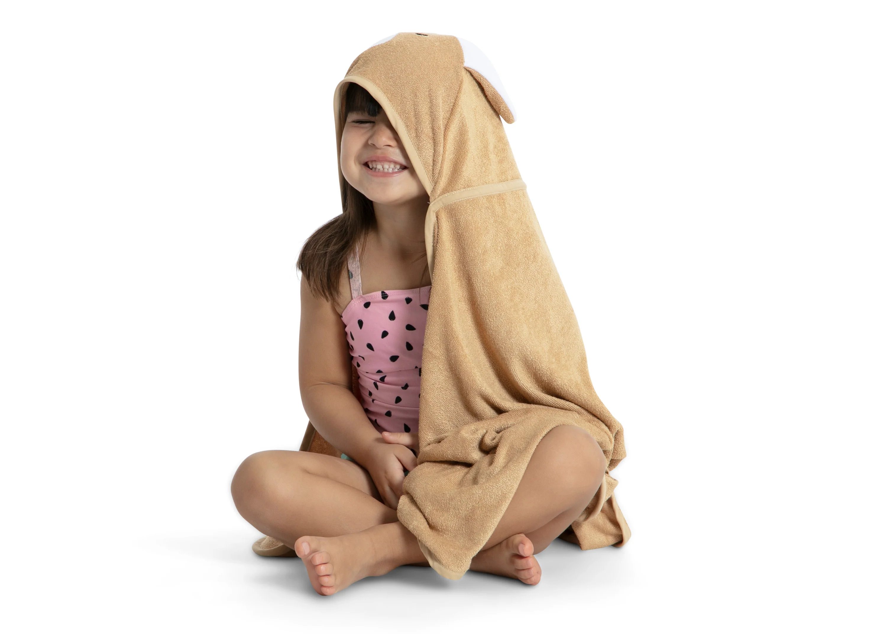 Kids Hooded Bath Towel with Pockets - Image 33