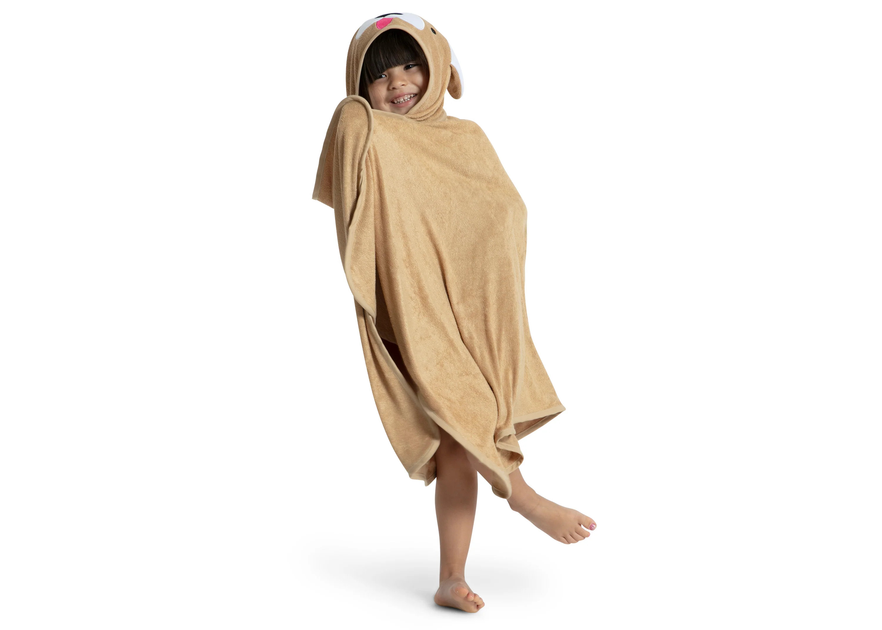Kids Hooded Bath Towel with Pockets - Image 37