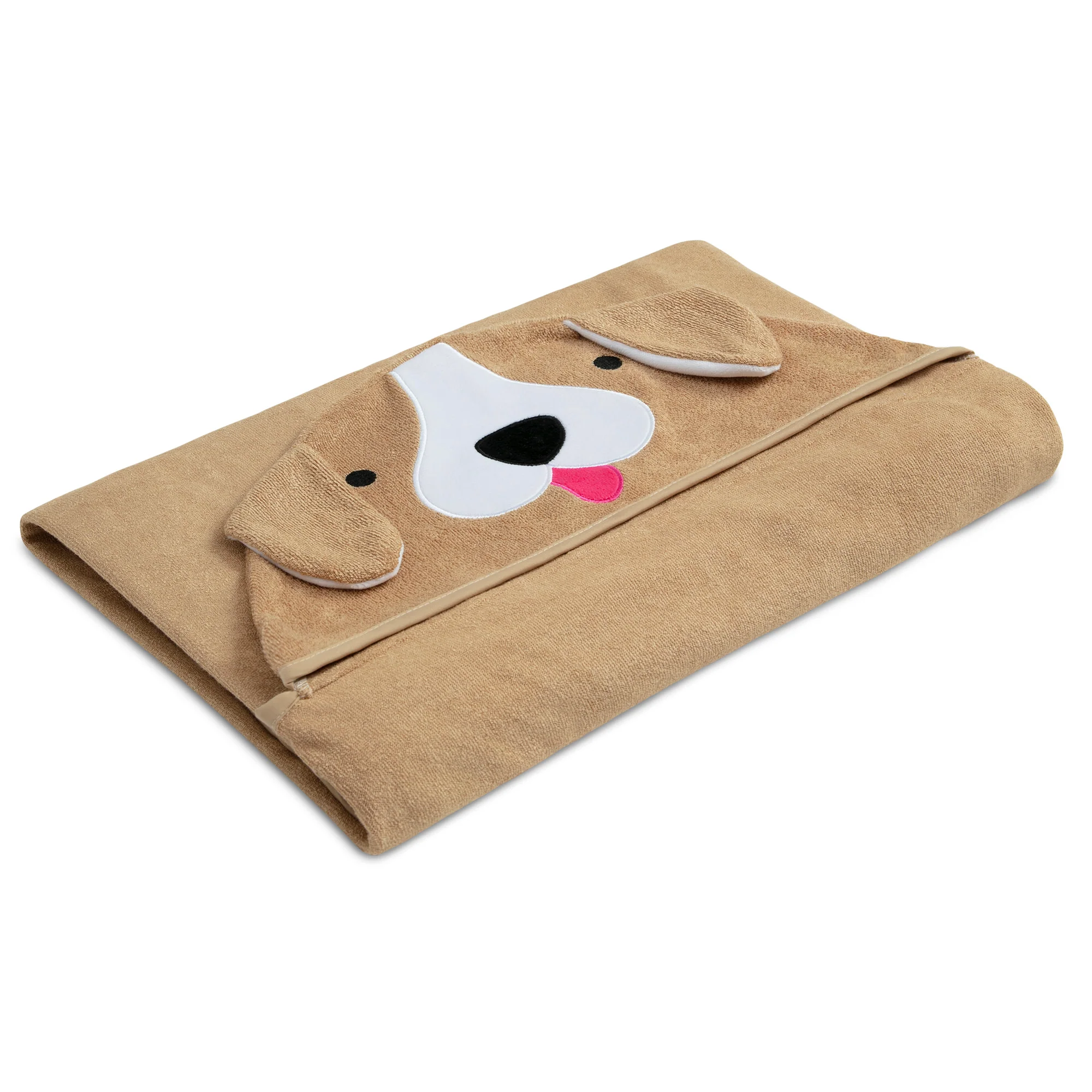 Kids Hooded Bath Towel with Pockets - Image 43