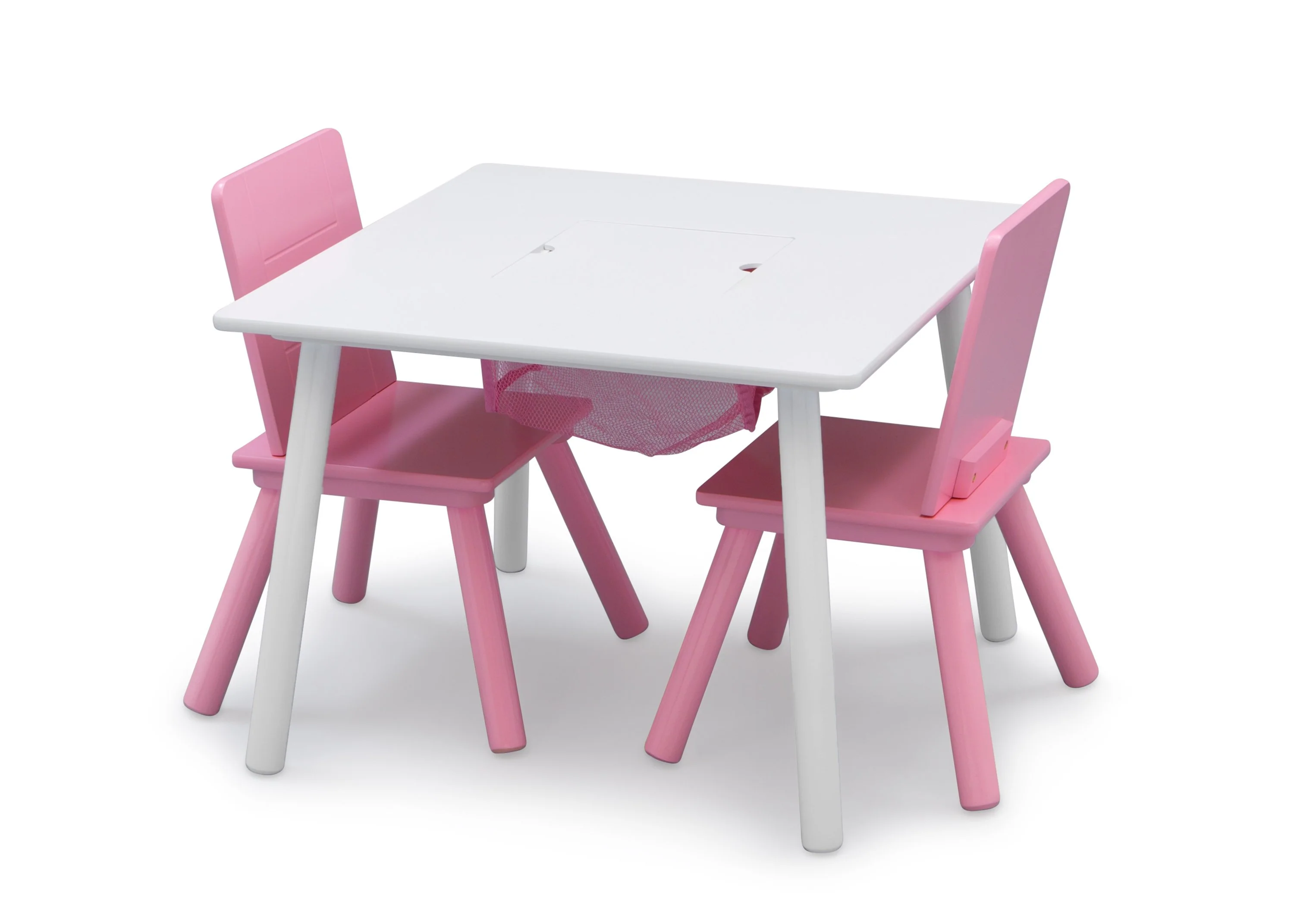 Kids Table and Chair Set with Storage (2 Chairs Included) - Image 11