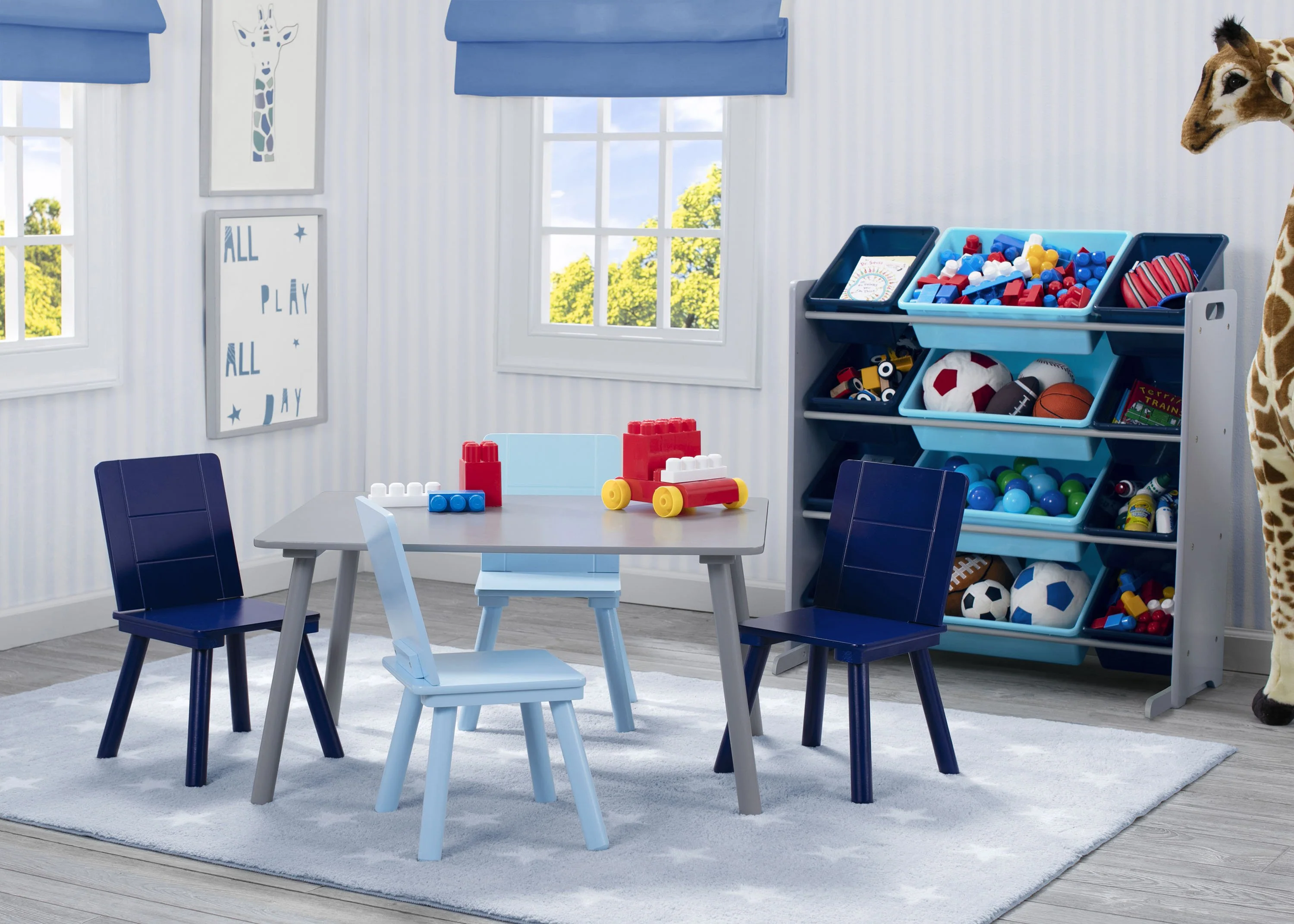 Kids Toy Storage Organizer with 12 Plastic Bins - Image 12