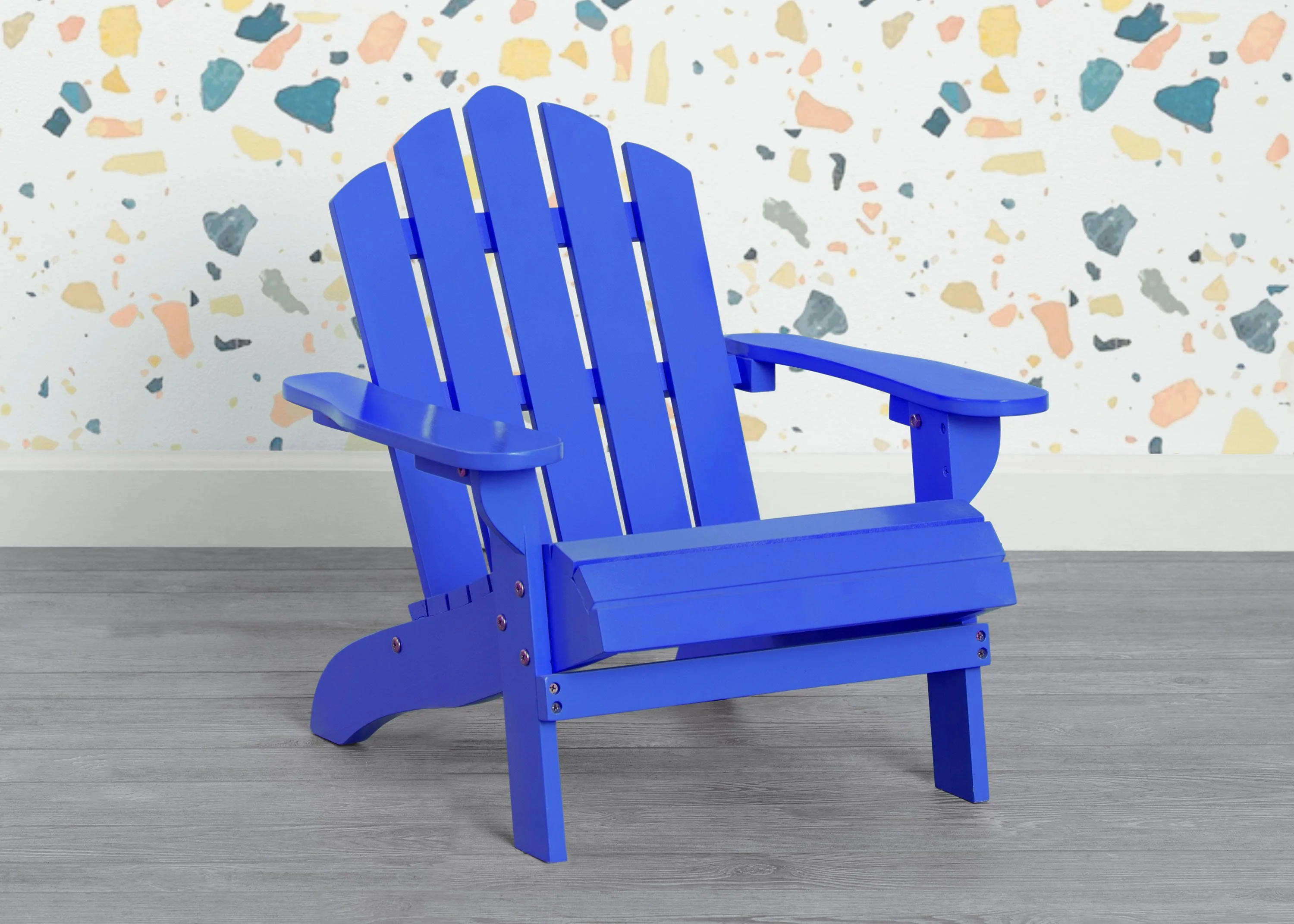 Kids Wood Adirondack Chair for Indoor & Outdoor Use - Image 2