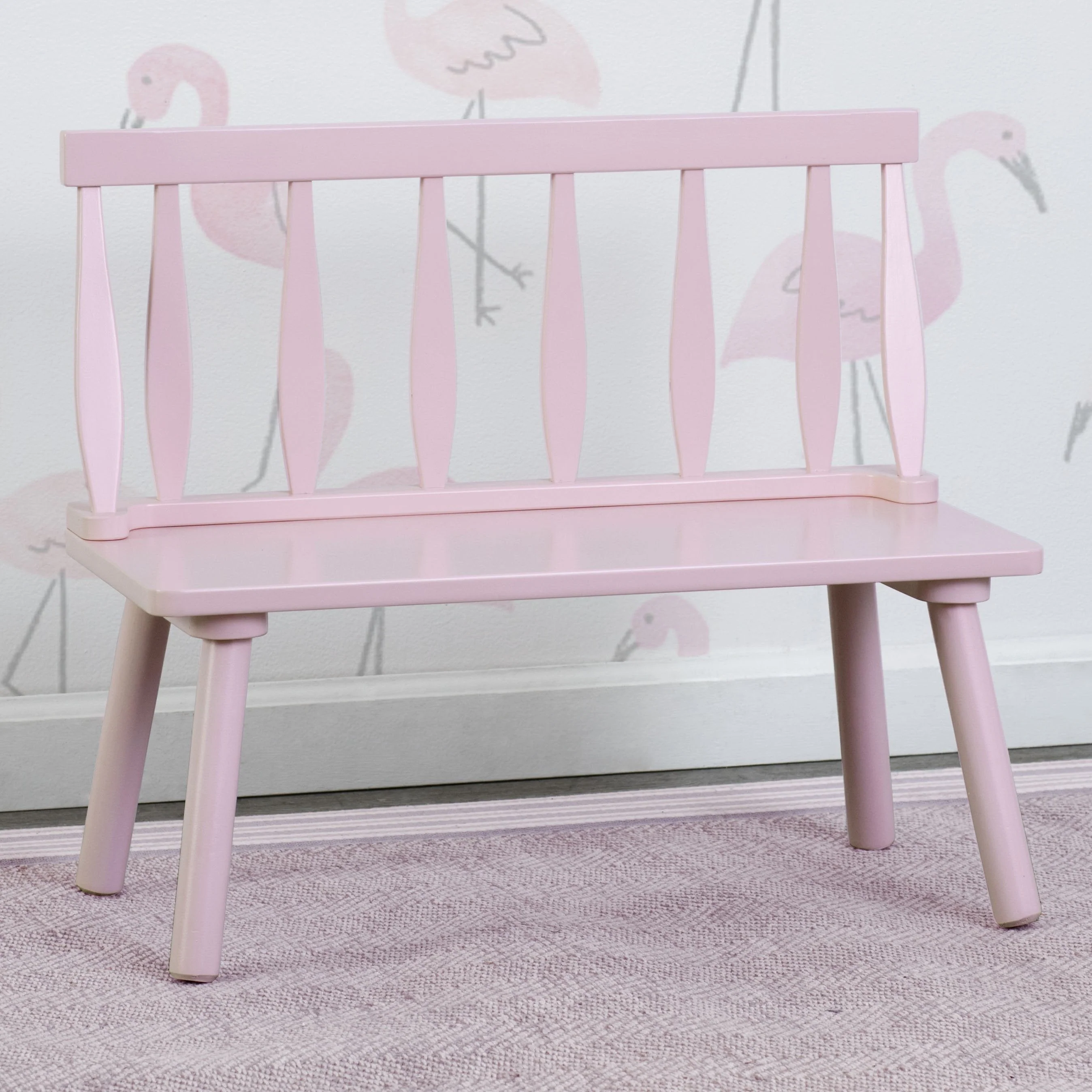 Kids Wooden Windsor Bench - Image 15