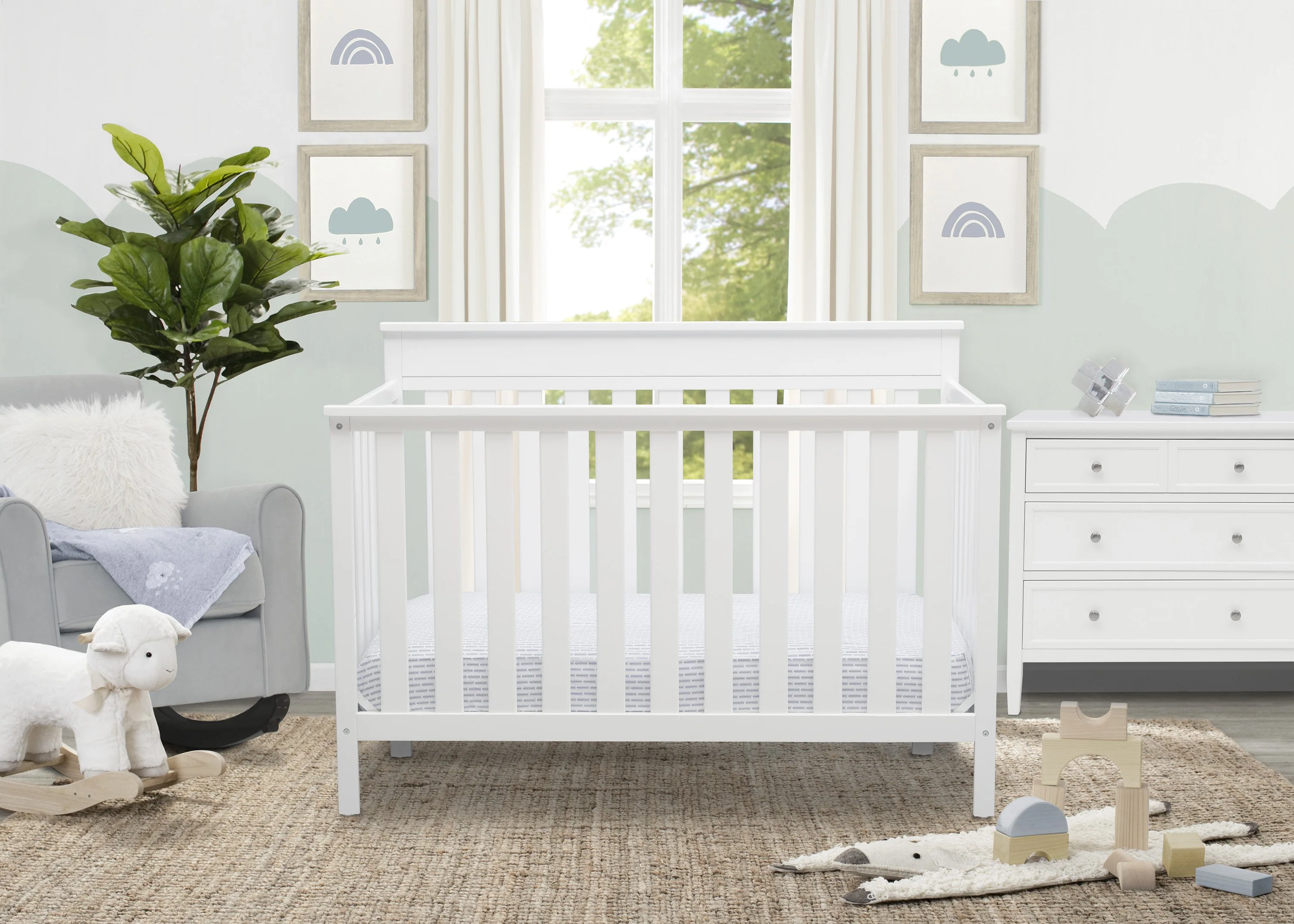 Kingswood 4-in-1 Convertible Baby Crib - Image 10