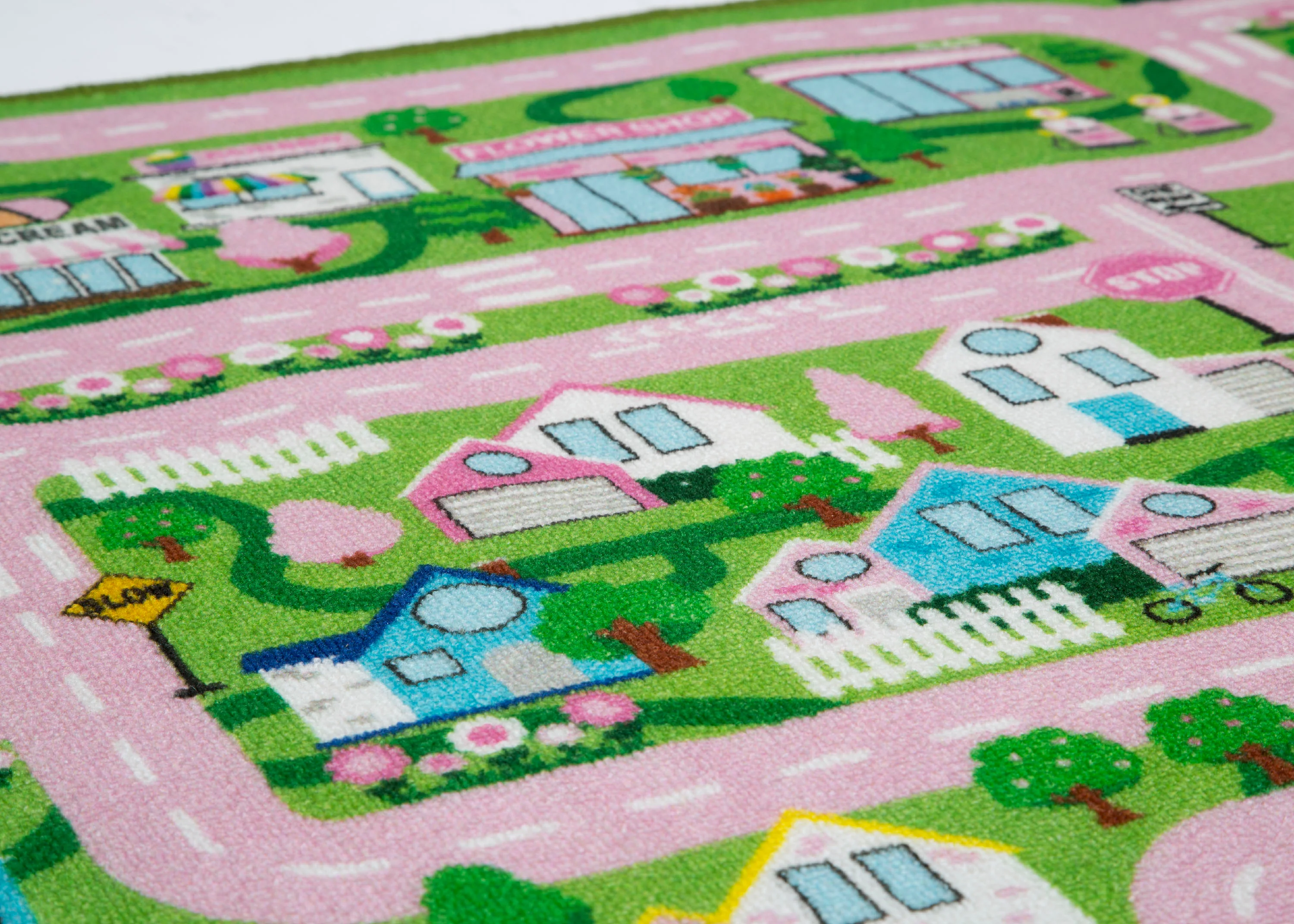 Large Road Map Activity Rug for Girls and Boys - 54-inch L x 39-inch W - Image 8
