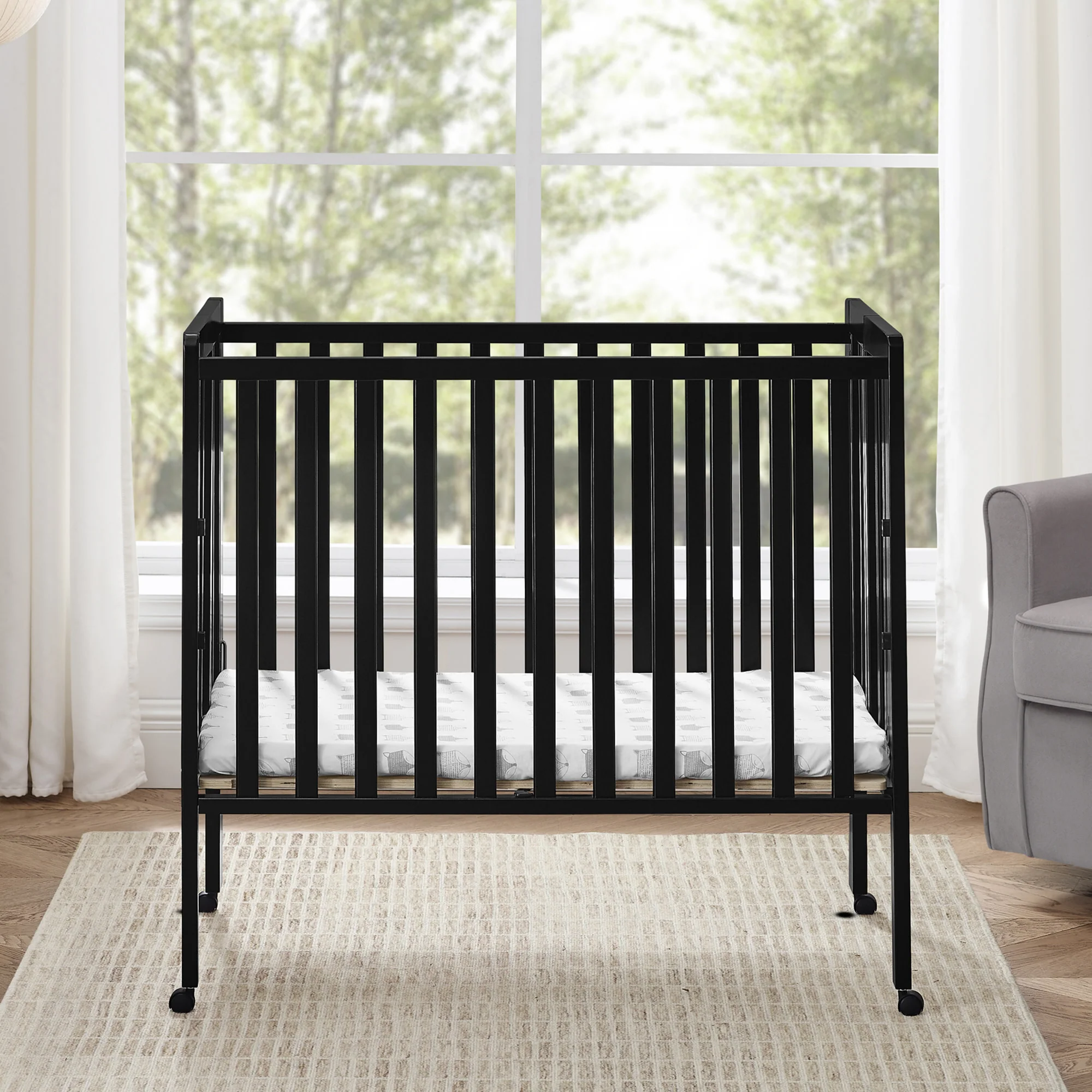 Lee Portable Folding Mini Crib with 1.5-Inch Mattress - Image 58