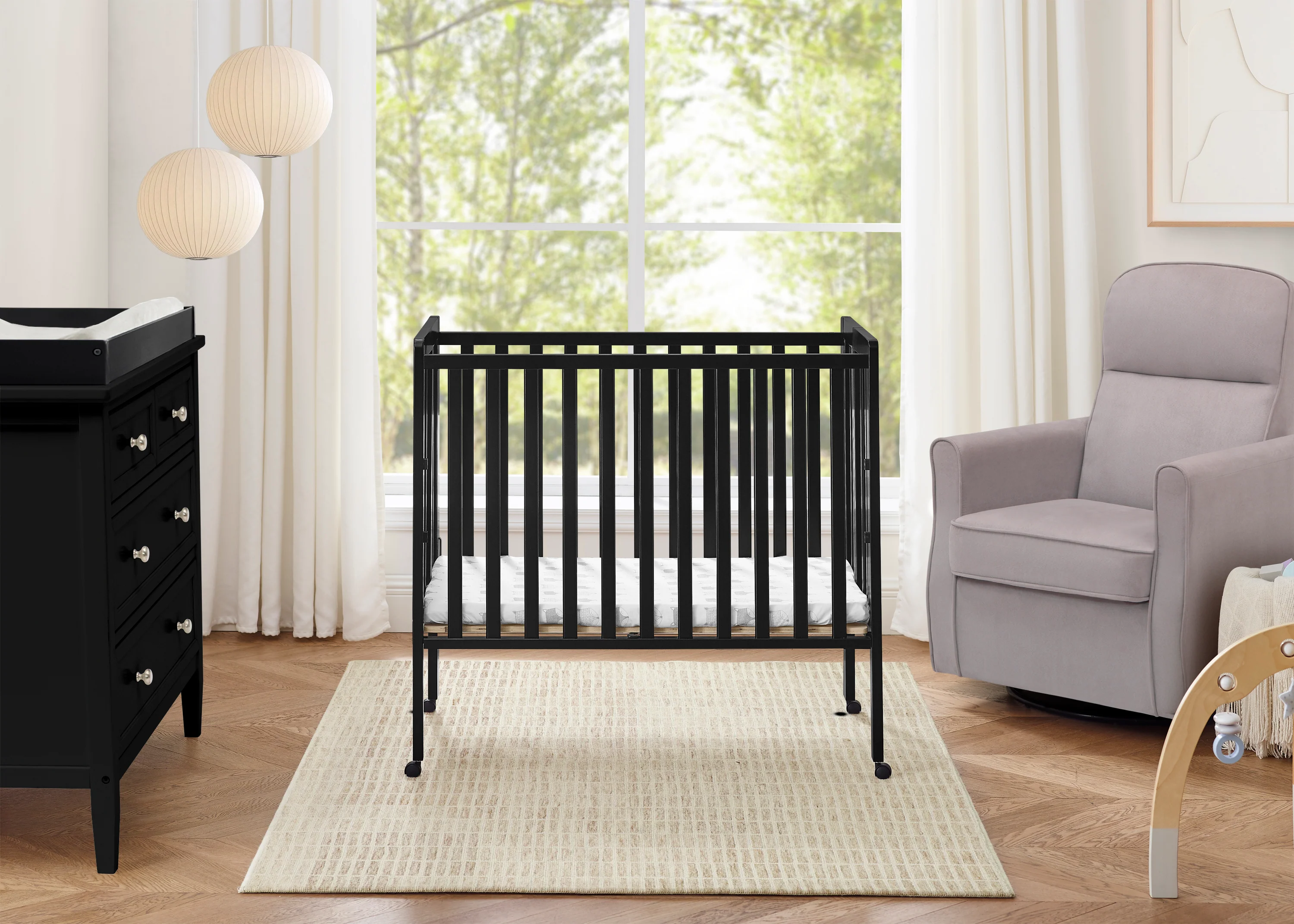Lee Portable Folding Mini Crib with 1.5-Inch Mattress - Image 61