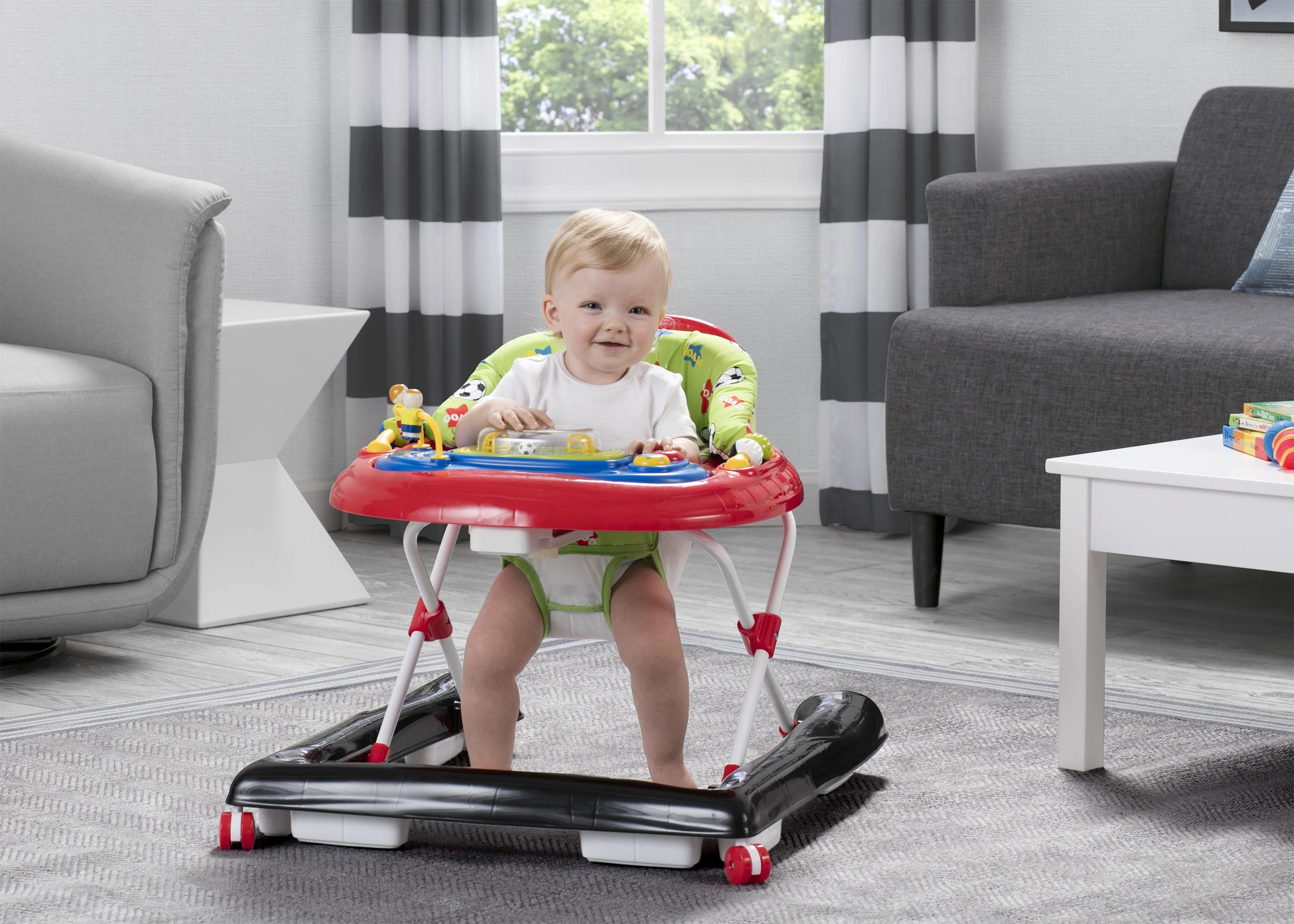 Lil Goal Keeper 2-in-1 Baby Walker, Soccer - Image 2