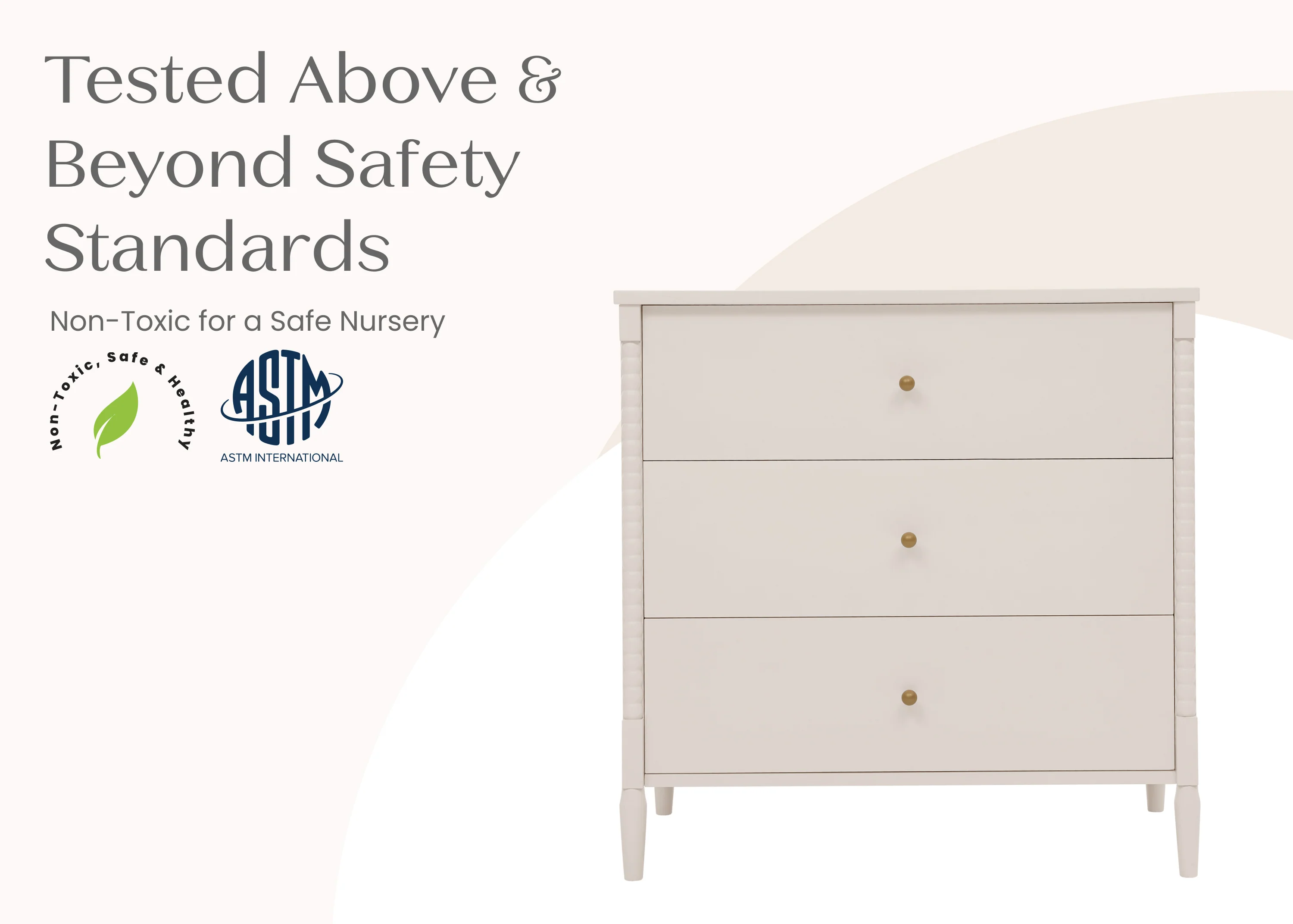 Lily 3 Drawer Dresser with Interlocking Drawers - Image 28