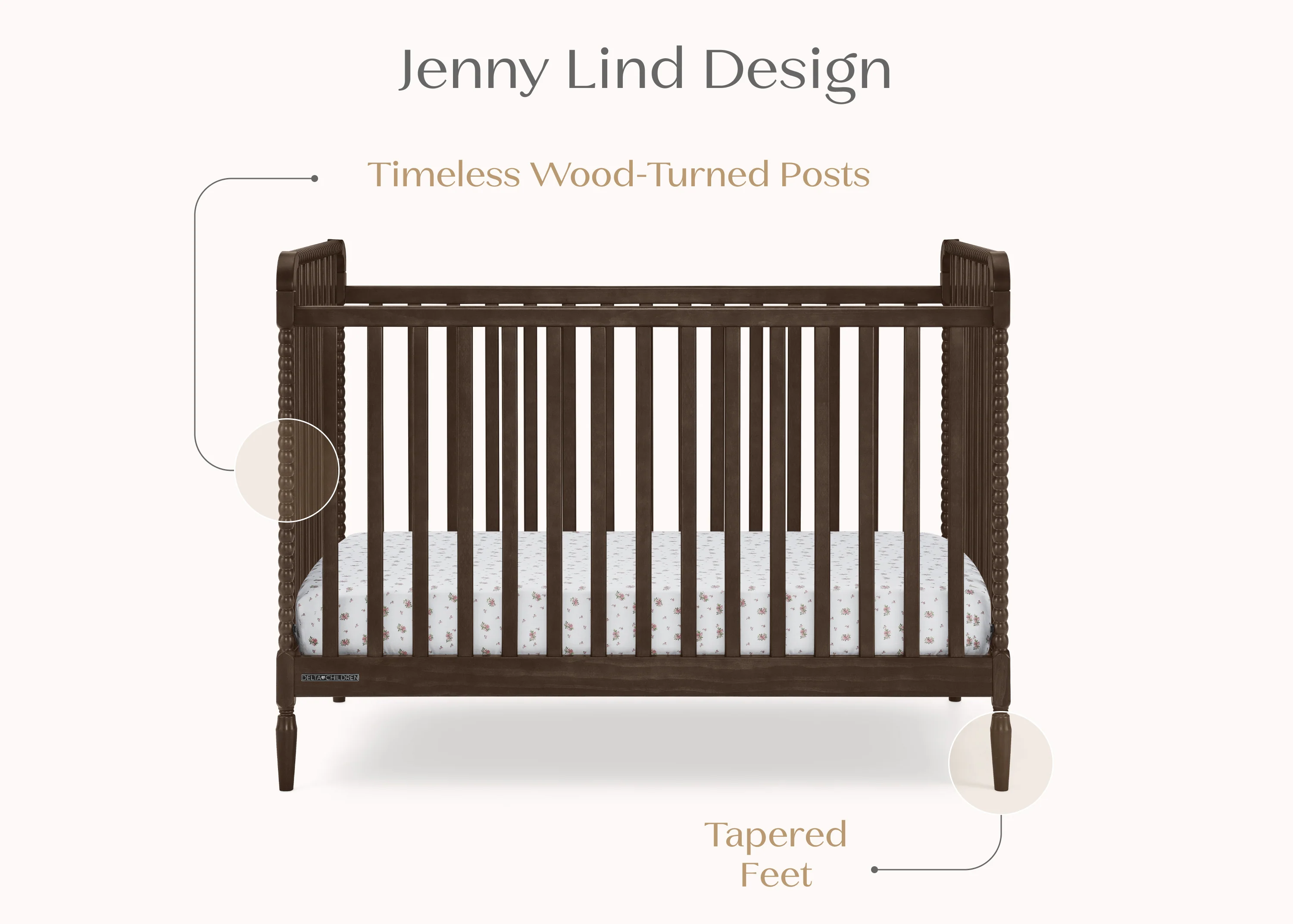 Lily 4-in-1 Convertible Crib - Image 21