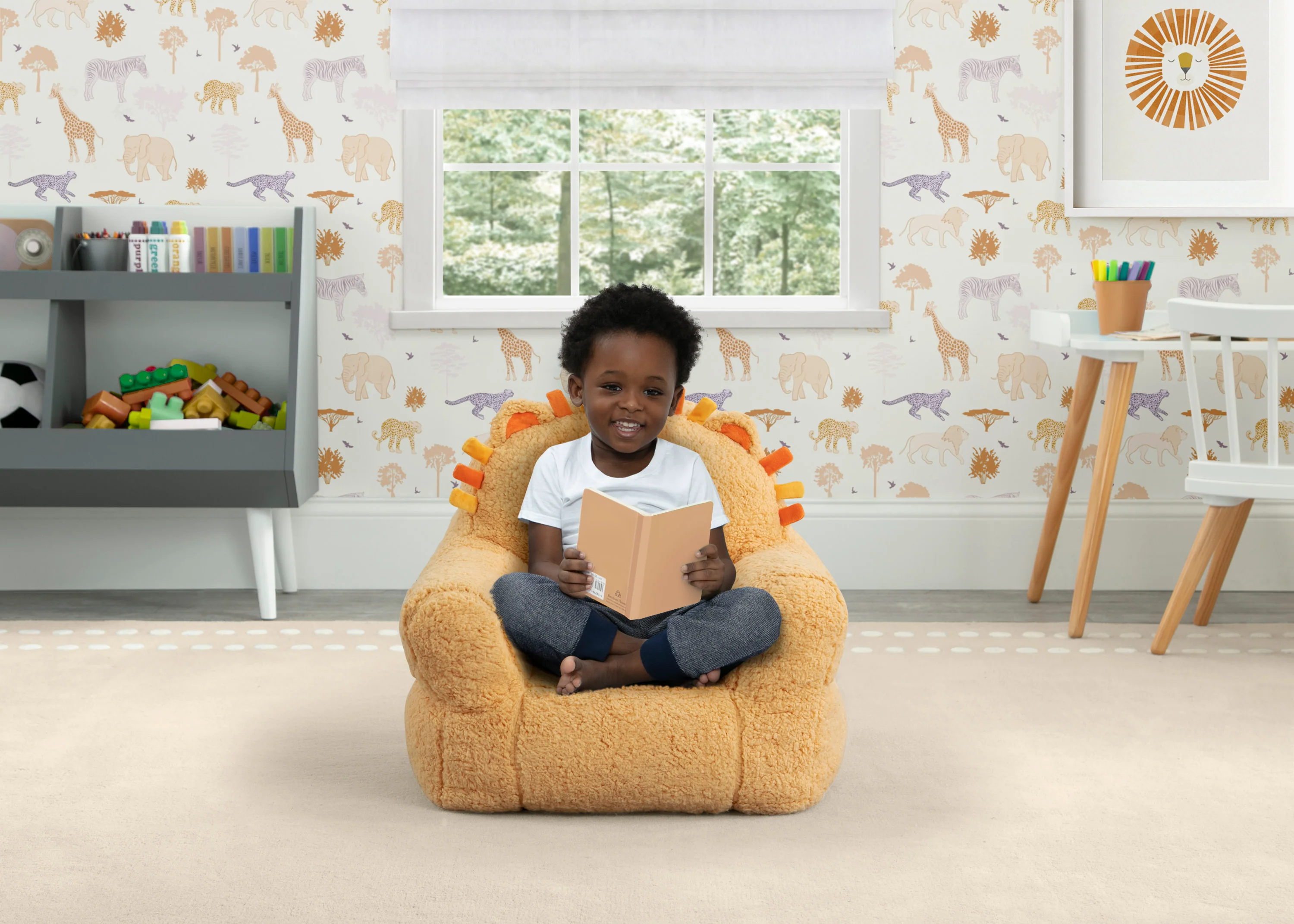 Lion Cozee Buddy Chair - Image 2