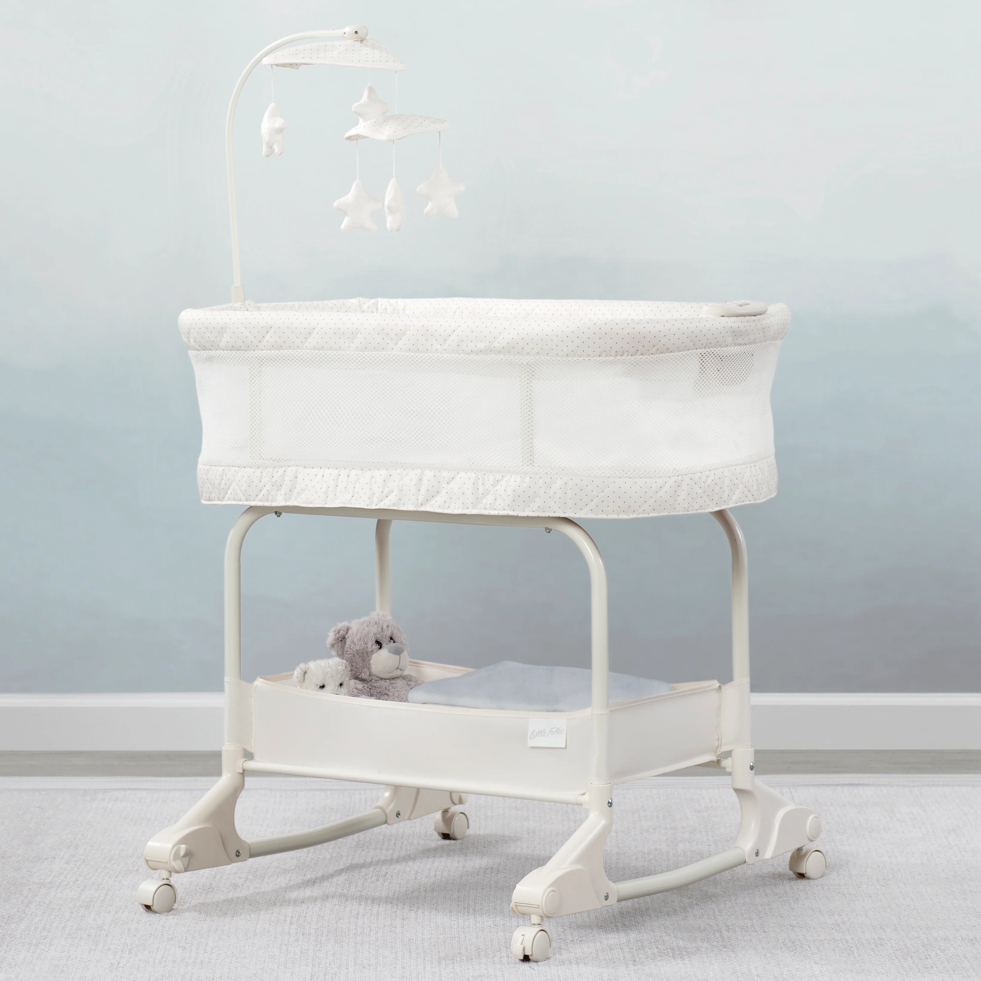 SleepCool Rocking Bassinet with Airflow Mesh - Image 2