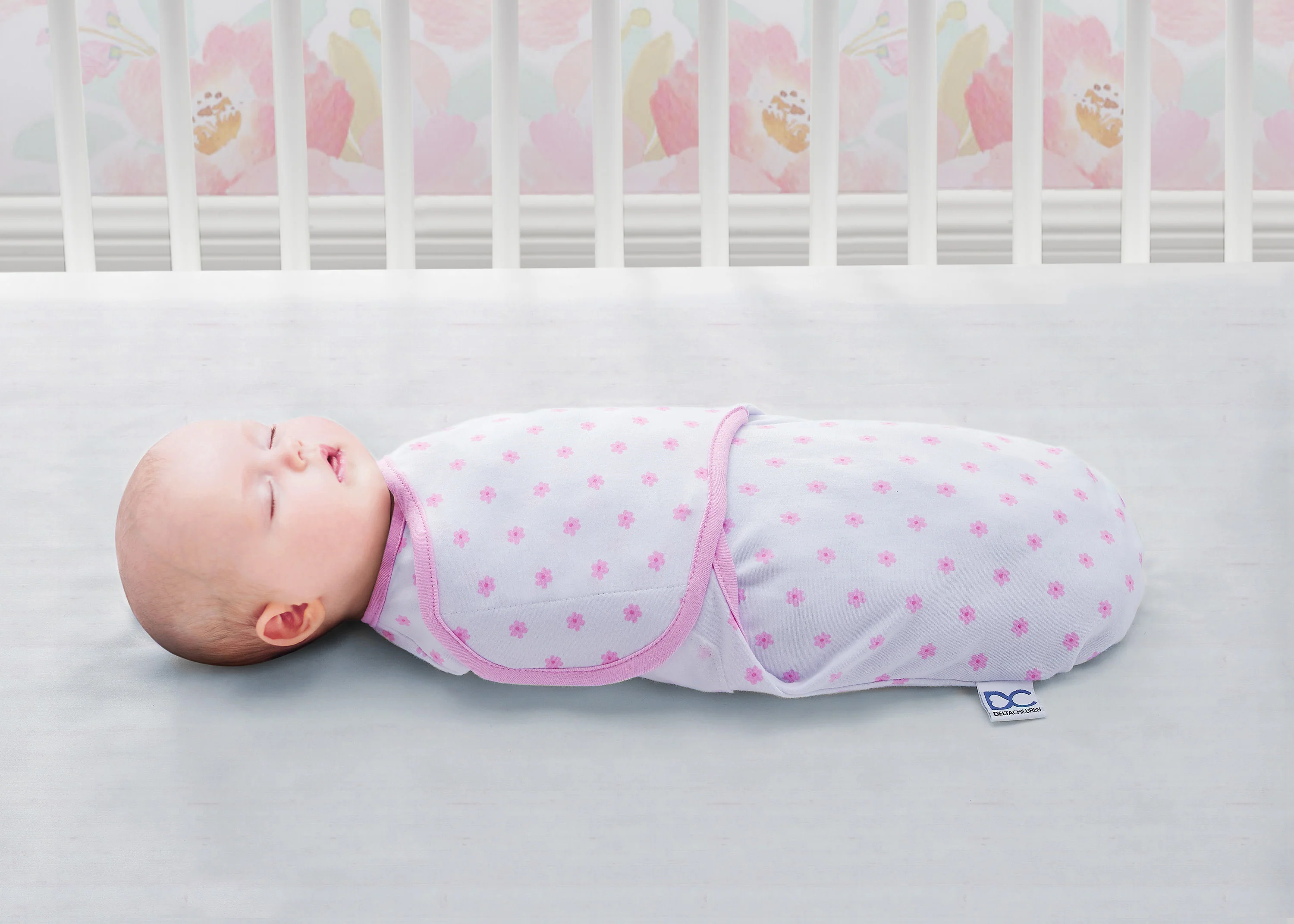 Little Lambs Adjustable Swaddle Wrap - Size Extra Small, Fits Babies 0-3 Months/4-7 lbs., 3-Pack - Image 3