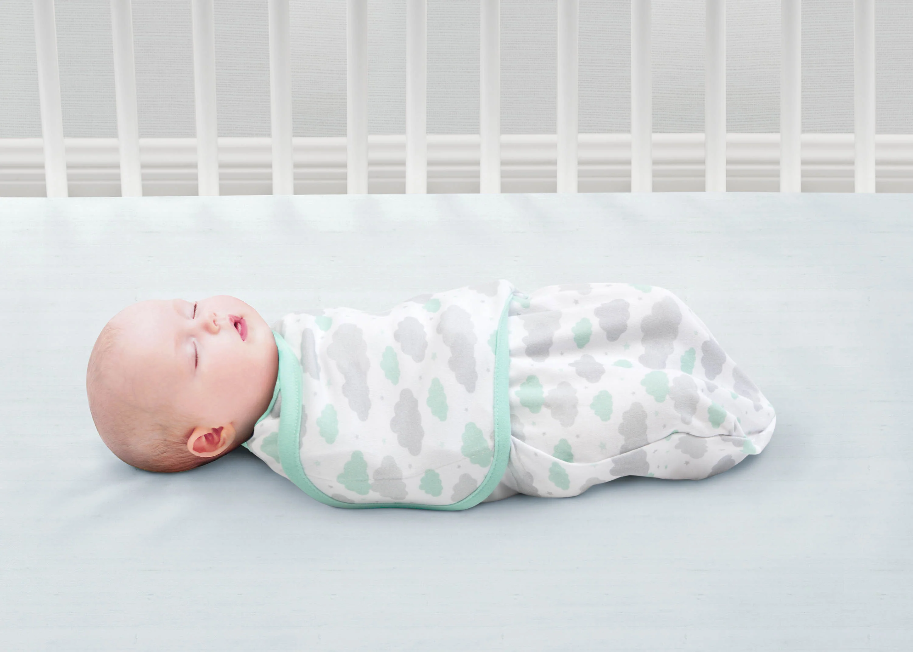 Little Lambs Adjustable Swaddle Wrap - Size Extra Small, Fits Babies 0-3 Months/4-7 lbs., 3-Pack - Image 5