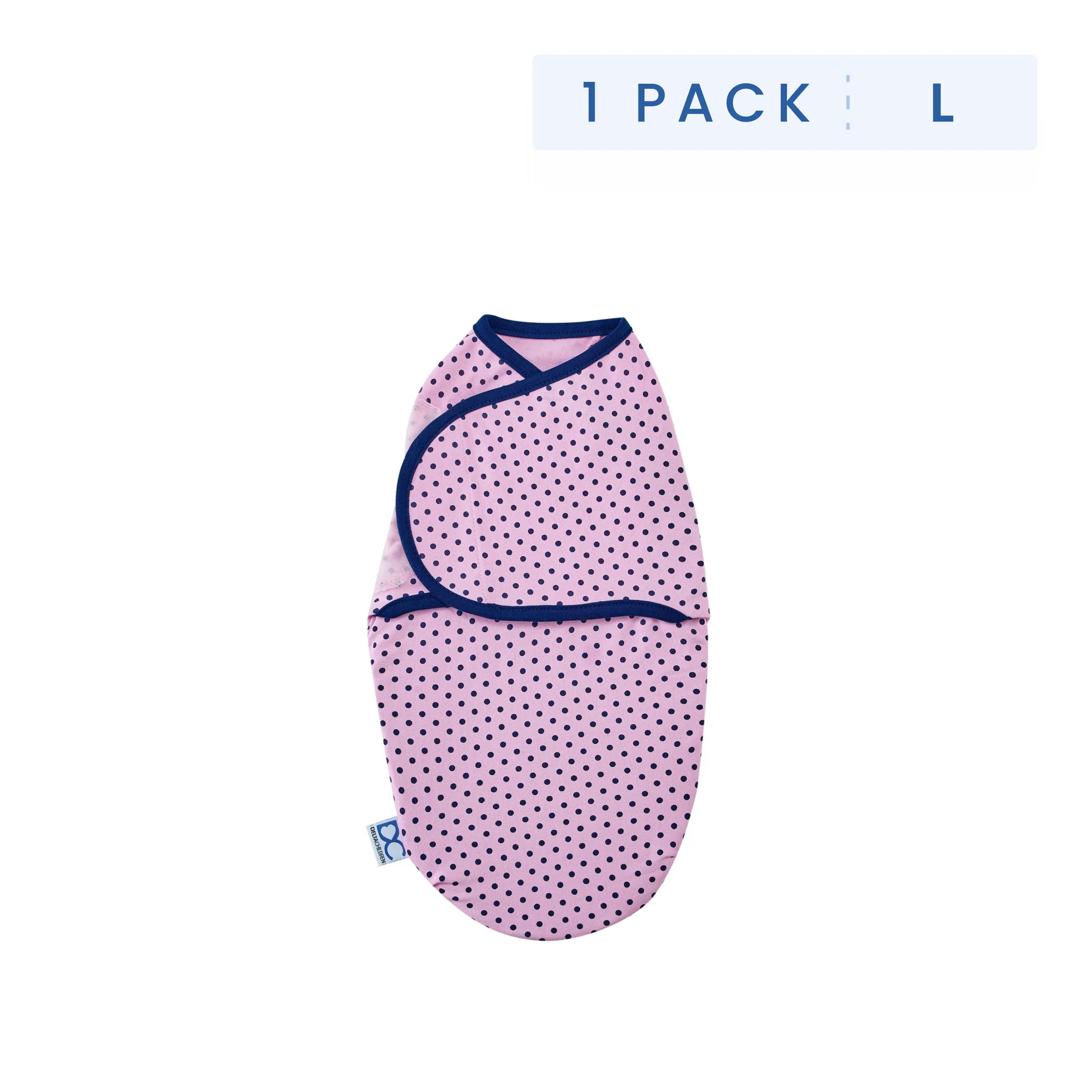 Little Lambs Adjustable Swaddle Wrap - Size Large, Fits Babies 3-6 Months/14-18 lbs. - Image 7