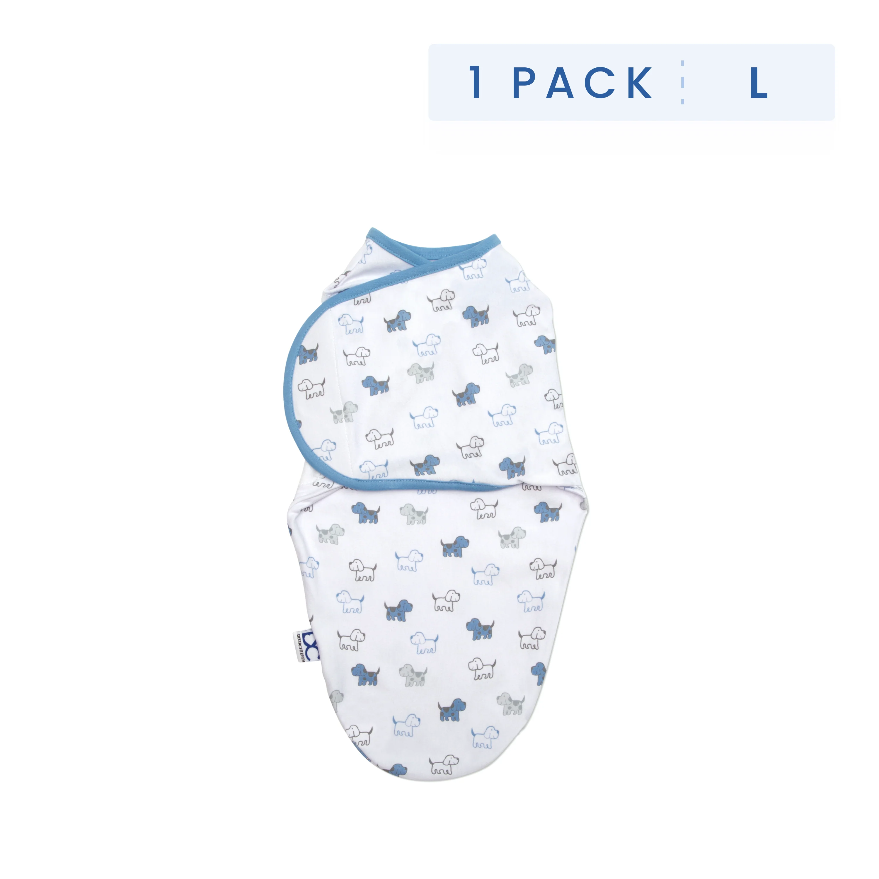 Little Lambs Adjustable Swaddle Wrap - Size Large, Fits Babies 3-6 Months/14-18 lbs. - Image 8