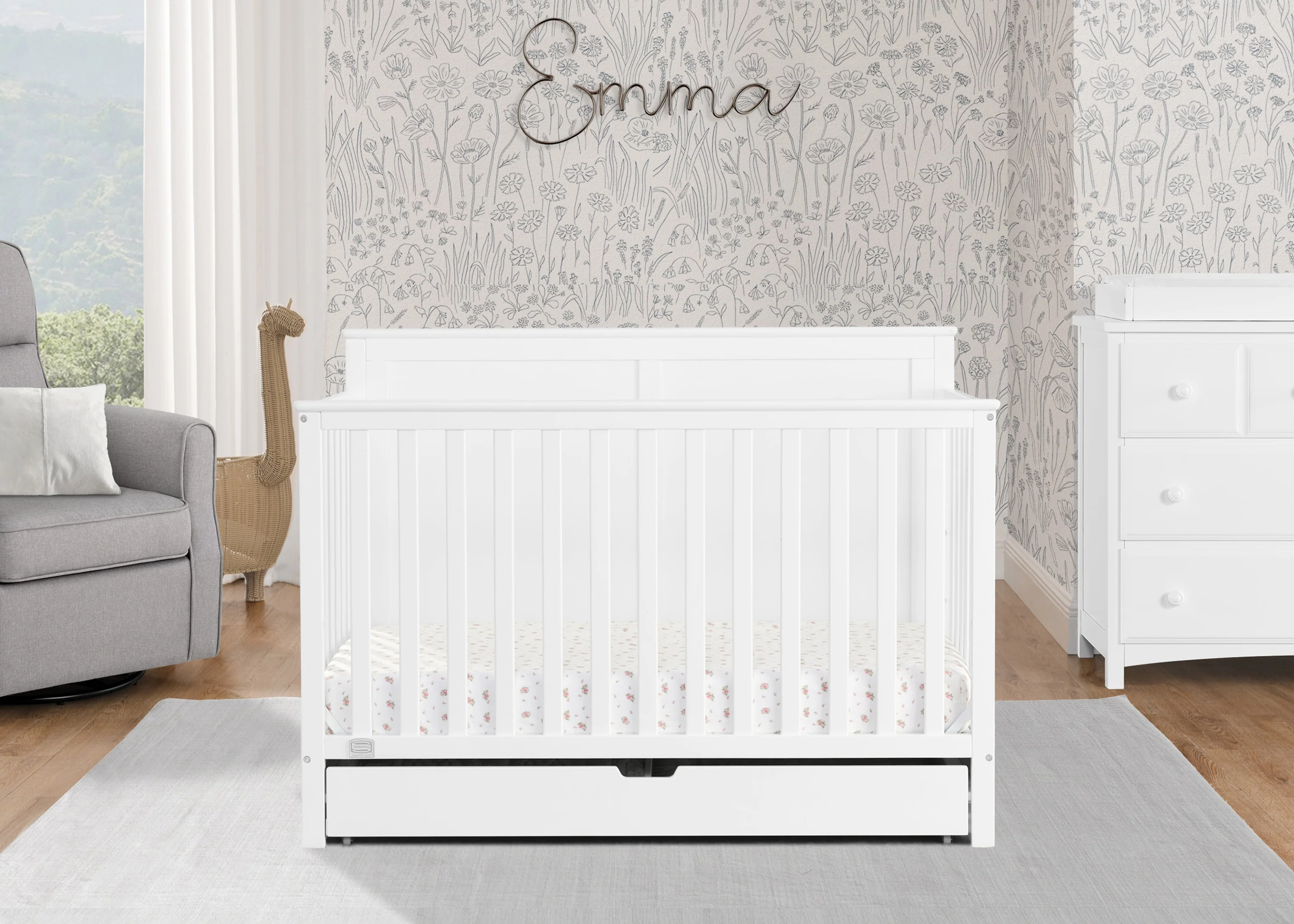 Logan 6-in-1 Convertible Crib with Underdrawer - Image 22