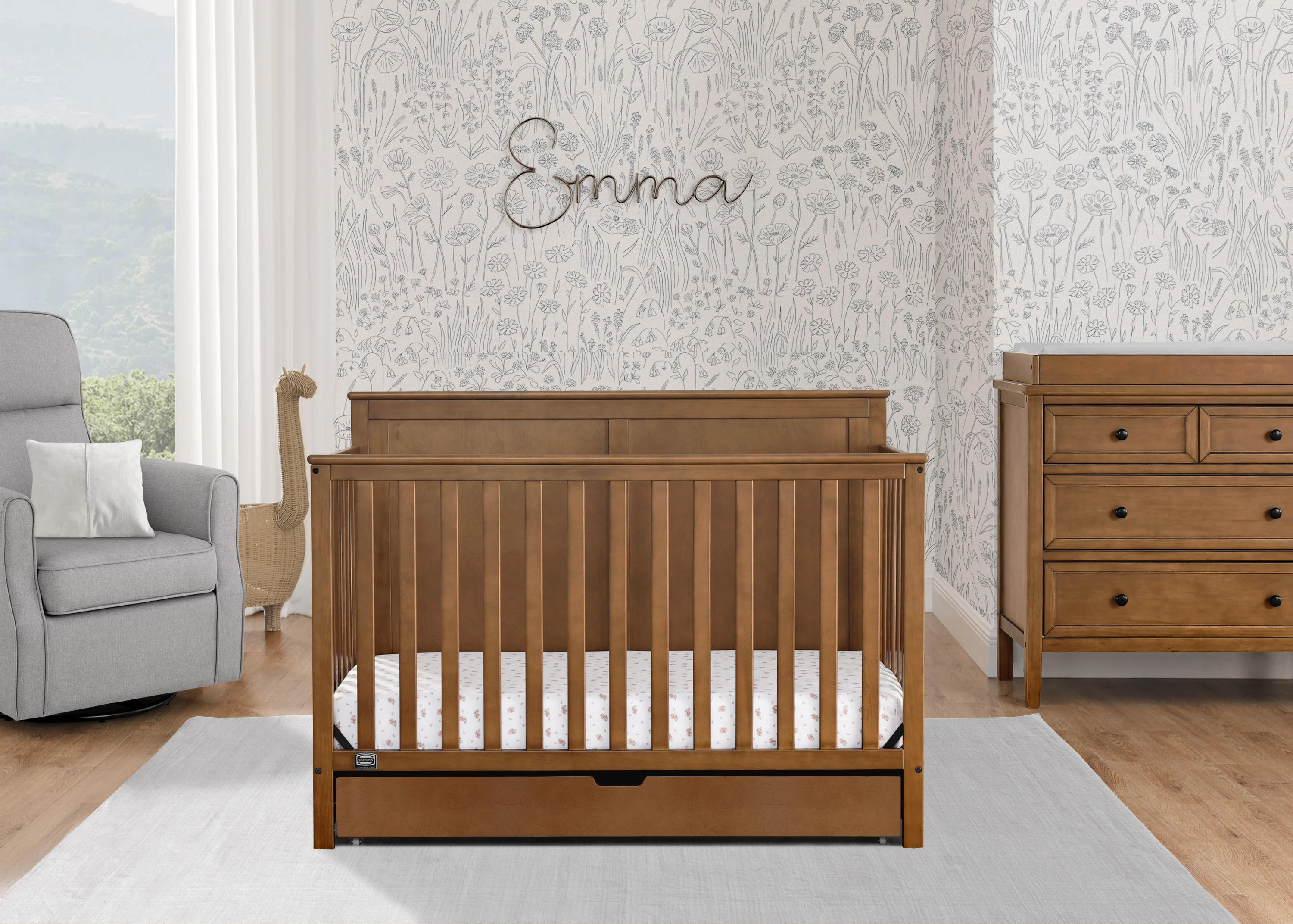Logan 6-in-1 Convertible Crib with Underdrawer - Image 42
