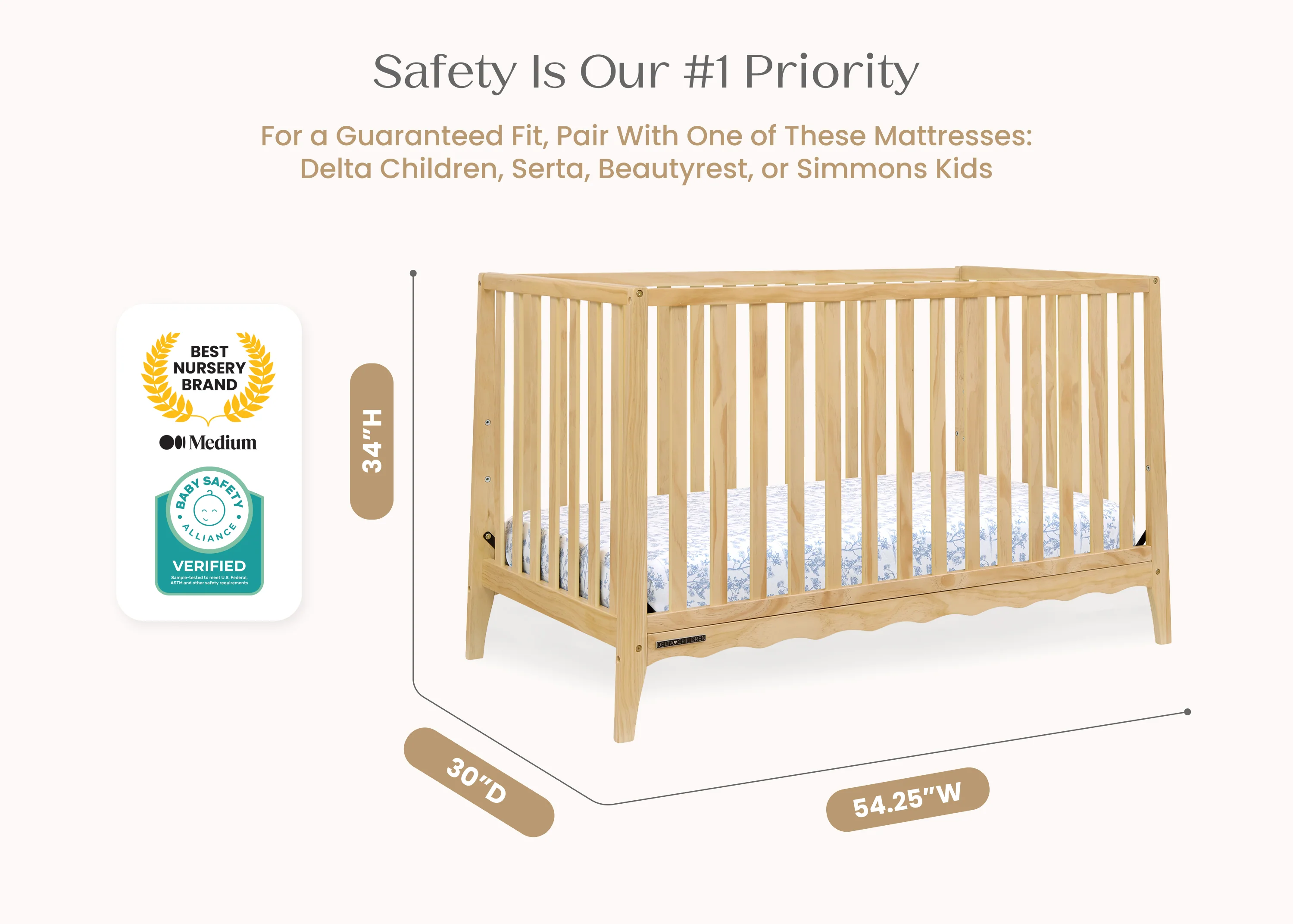 Lulu 5-in-1 Convertible Crib - Image 23