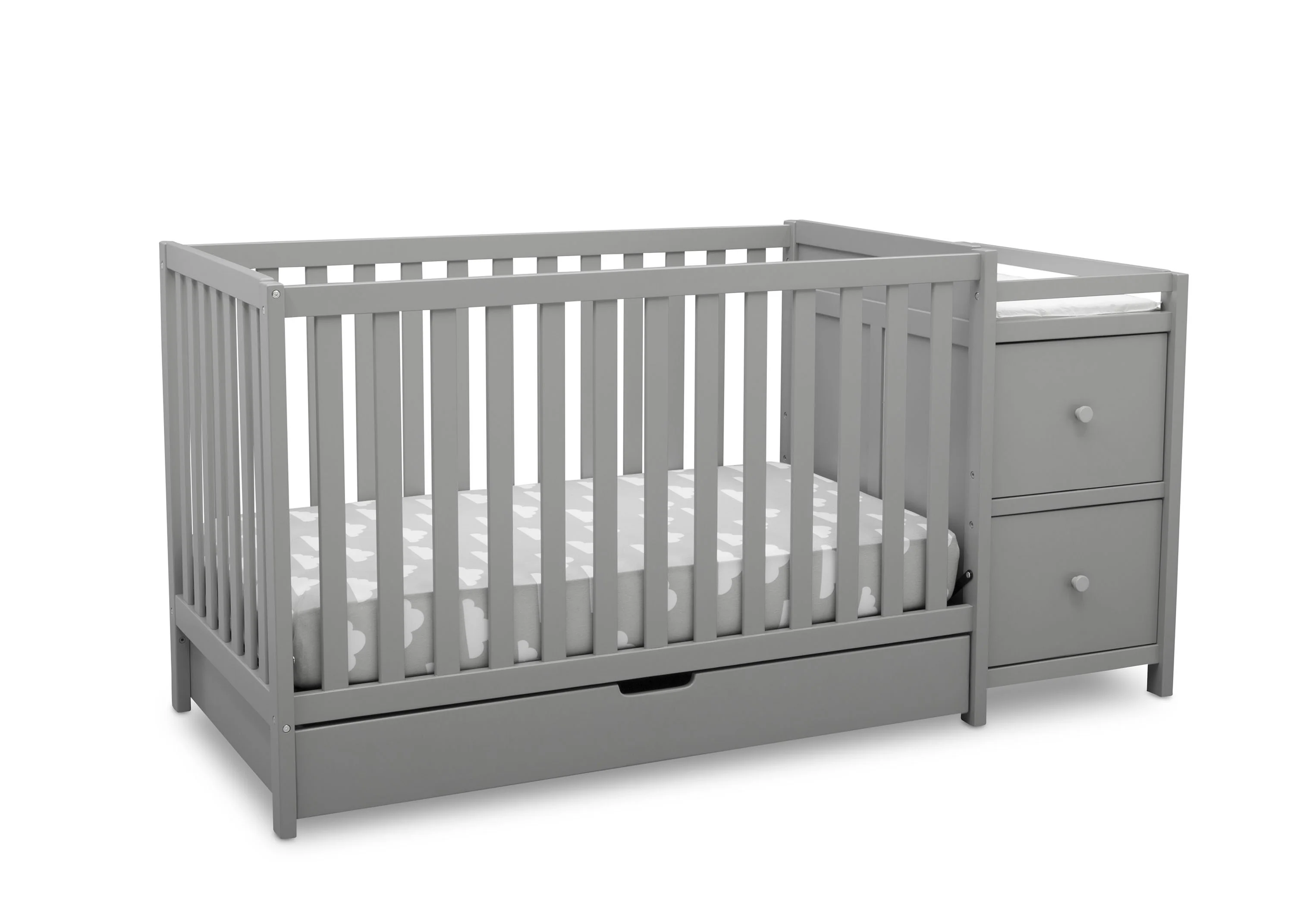 Luna Convertible Crib N Changer with Under Drawer - Image 3