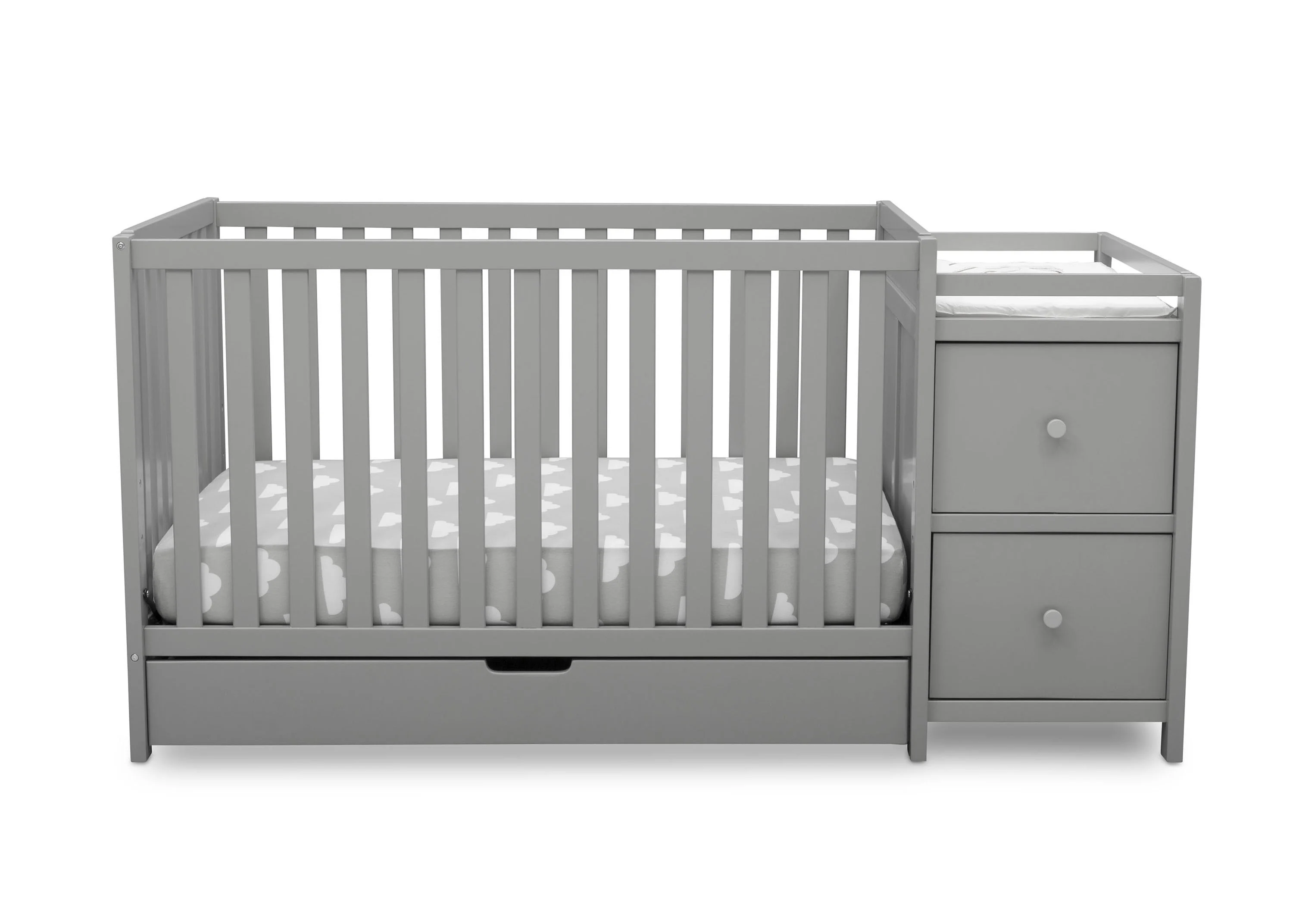 Luna Convertible Crib N Changer with Under Drawer - Image 4