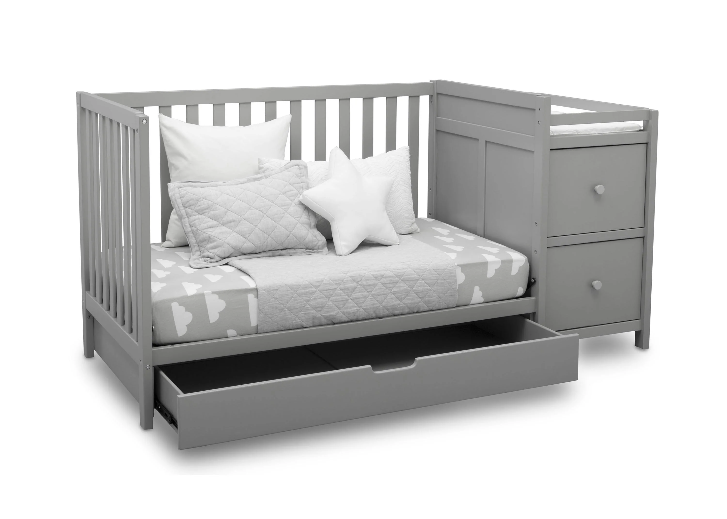 Luna Convertible Crib N Changer with Under Drawer - Image 6