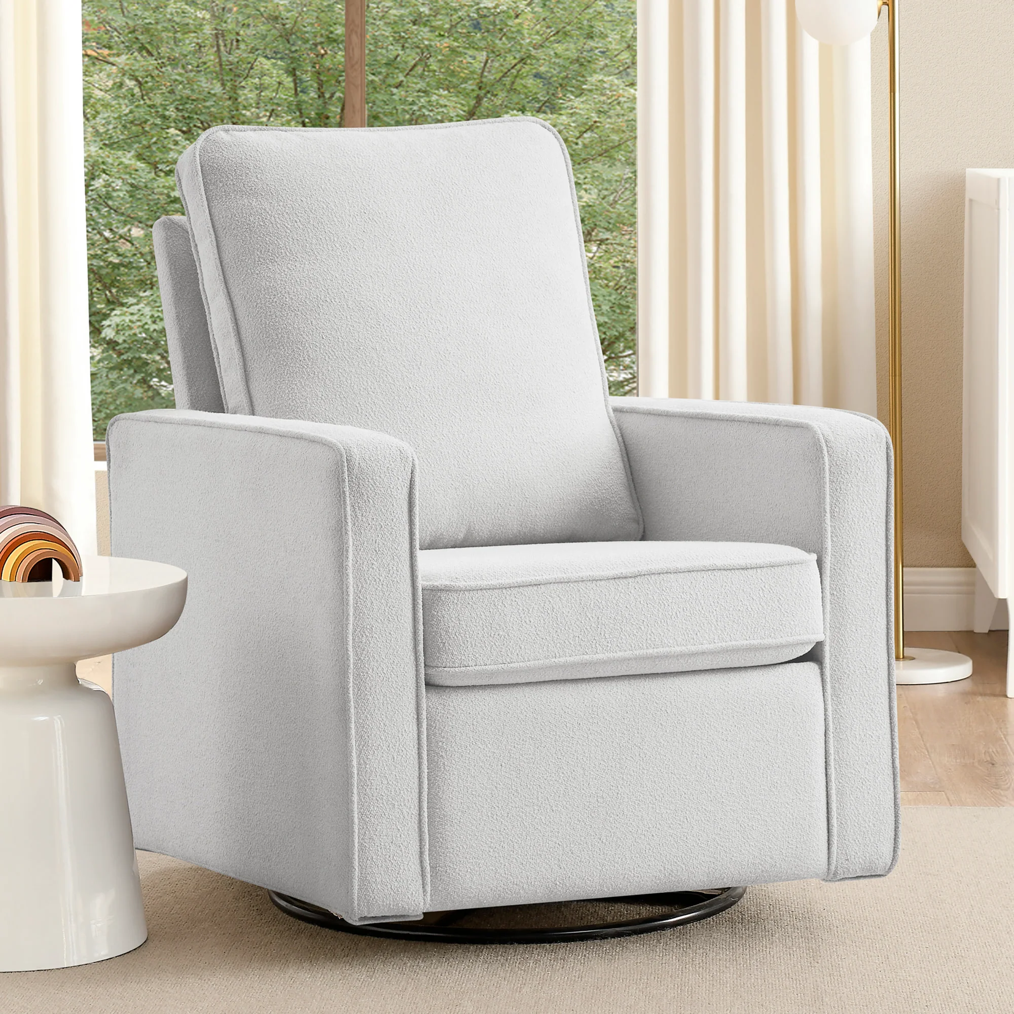 Luna Nursery Swivel Glider - Image 13