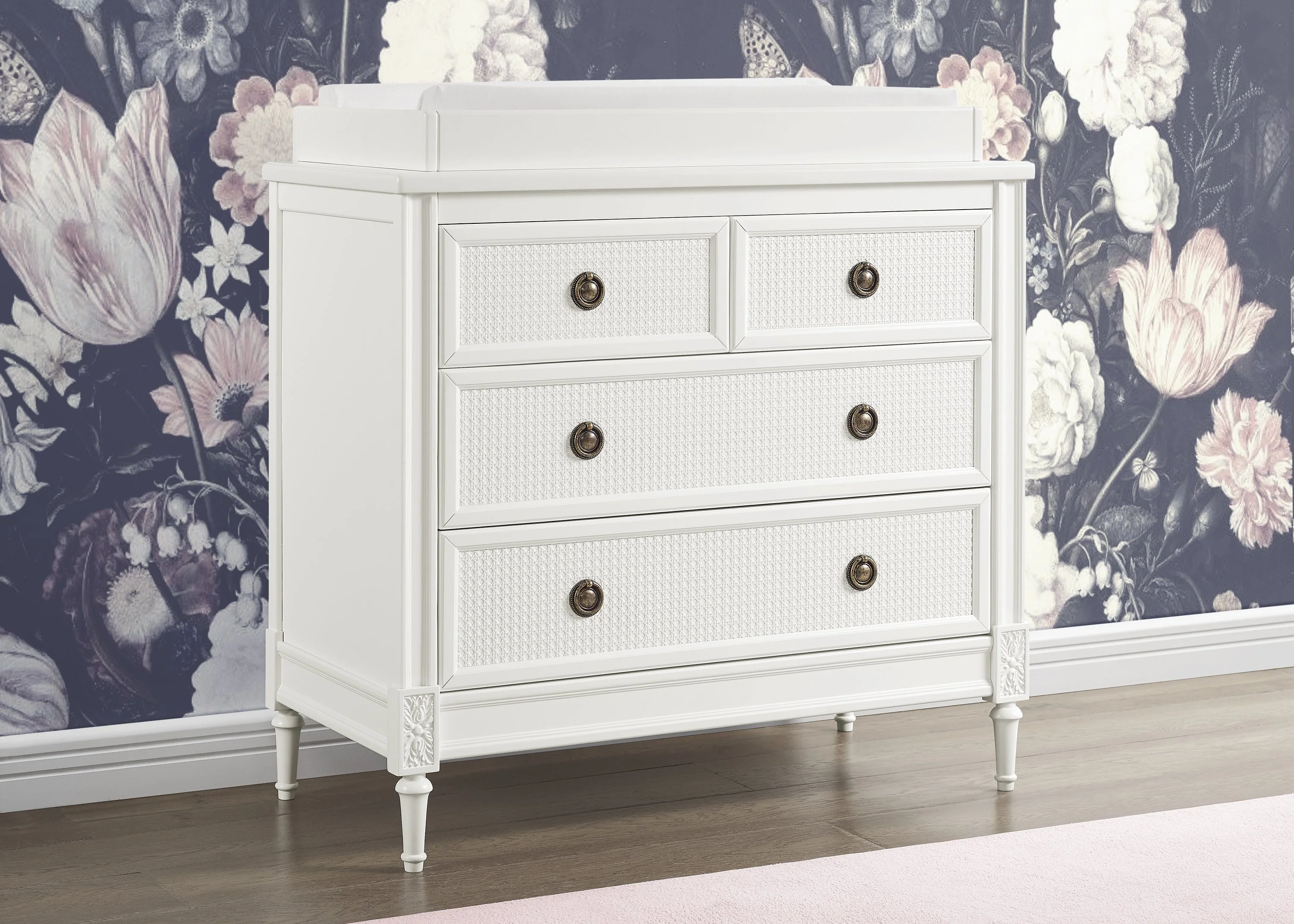 Madeline 4 Drawer Dresser with Changing Top - Image 2