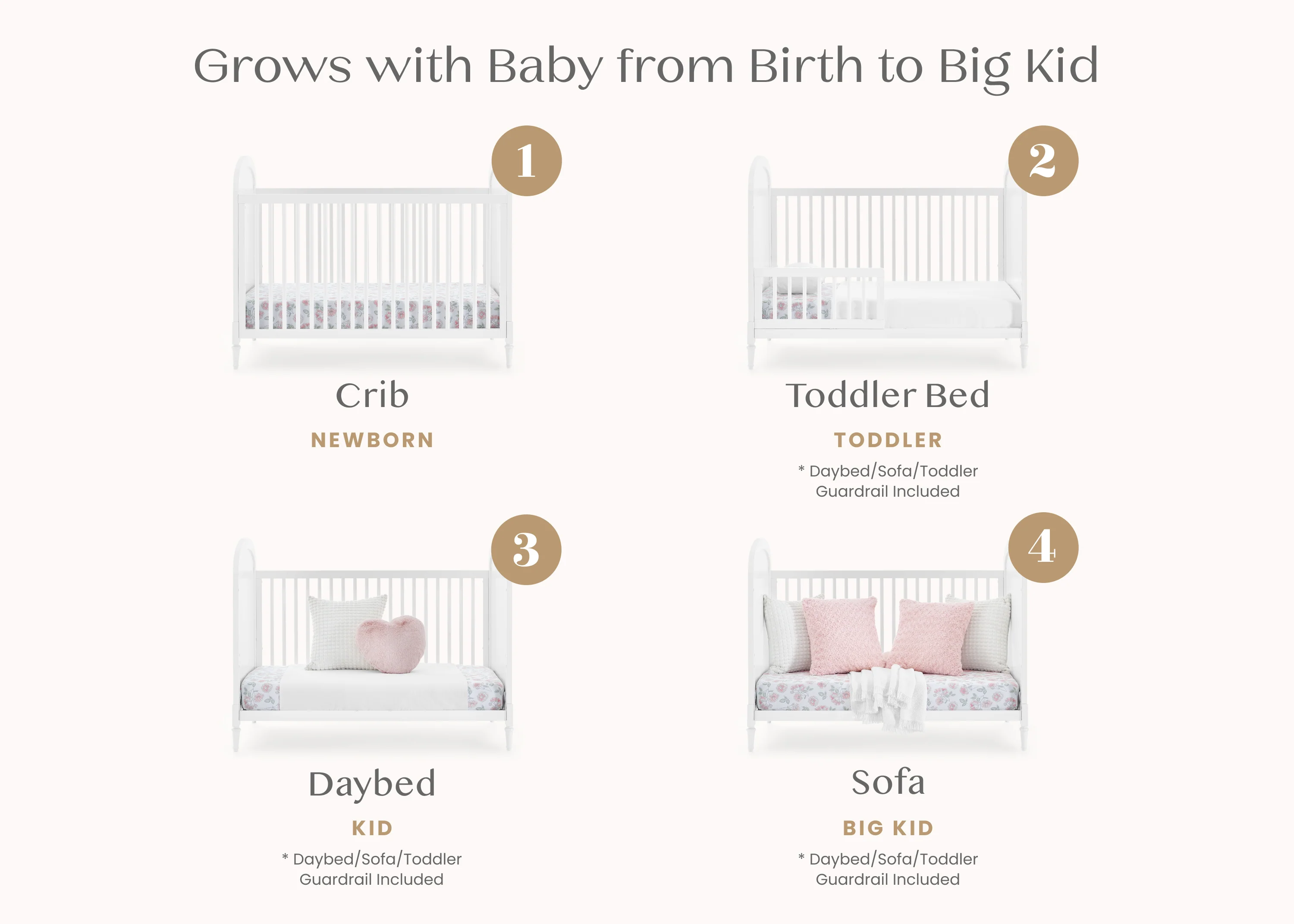Madeline 4-in-1 Convertible Crib - Image 3