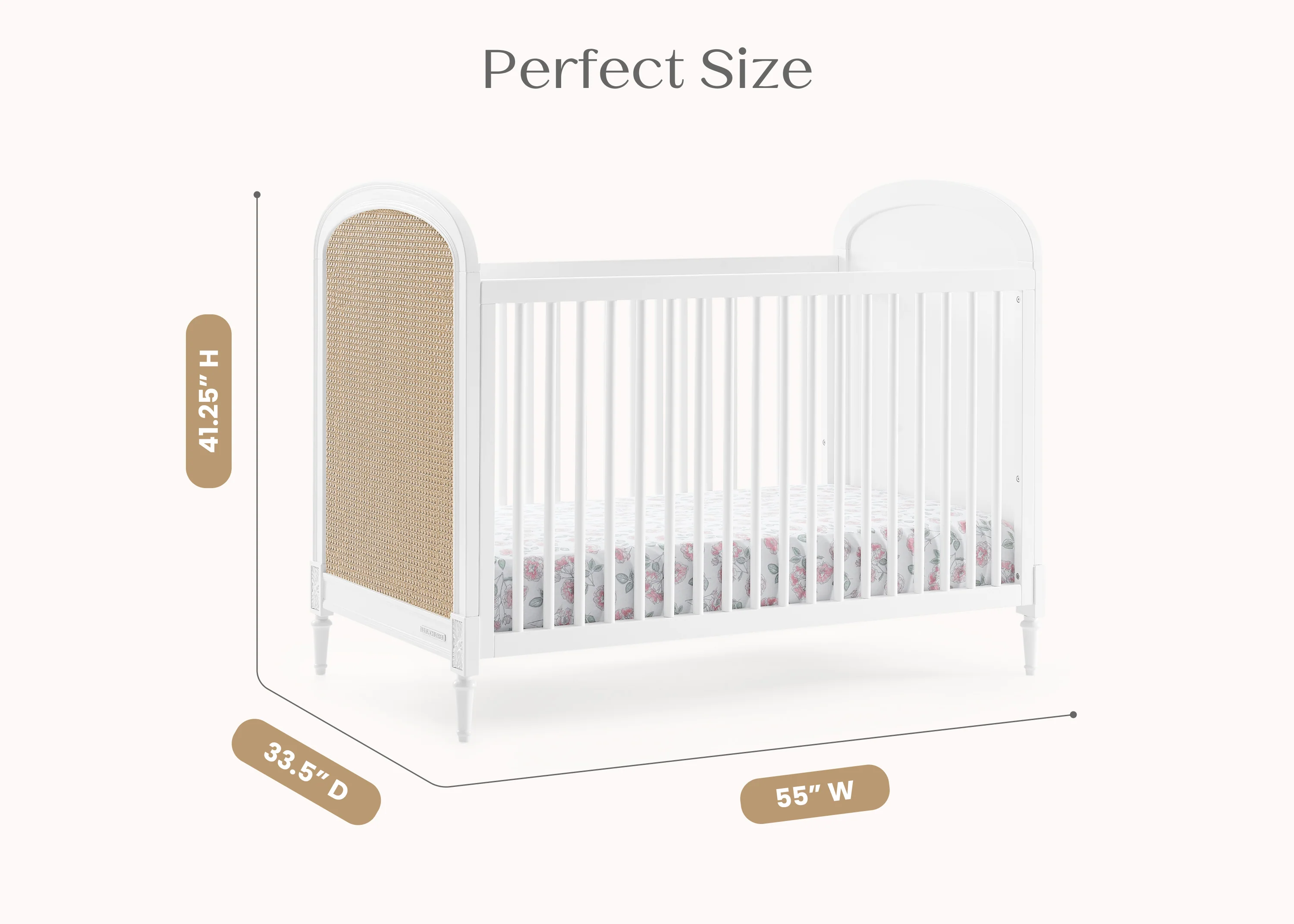 Madeline 4-in-1 Convertible Crib - Image 7