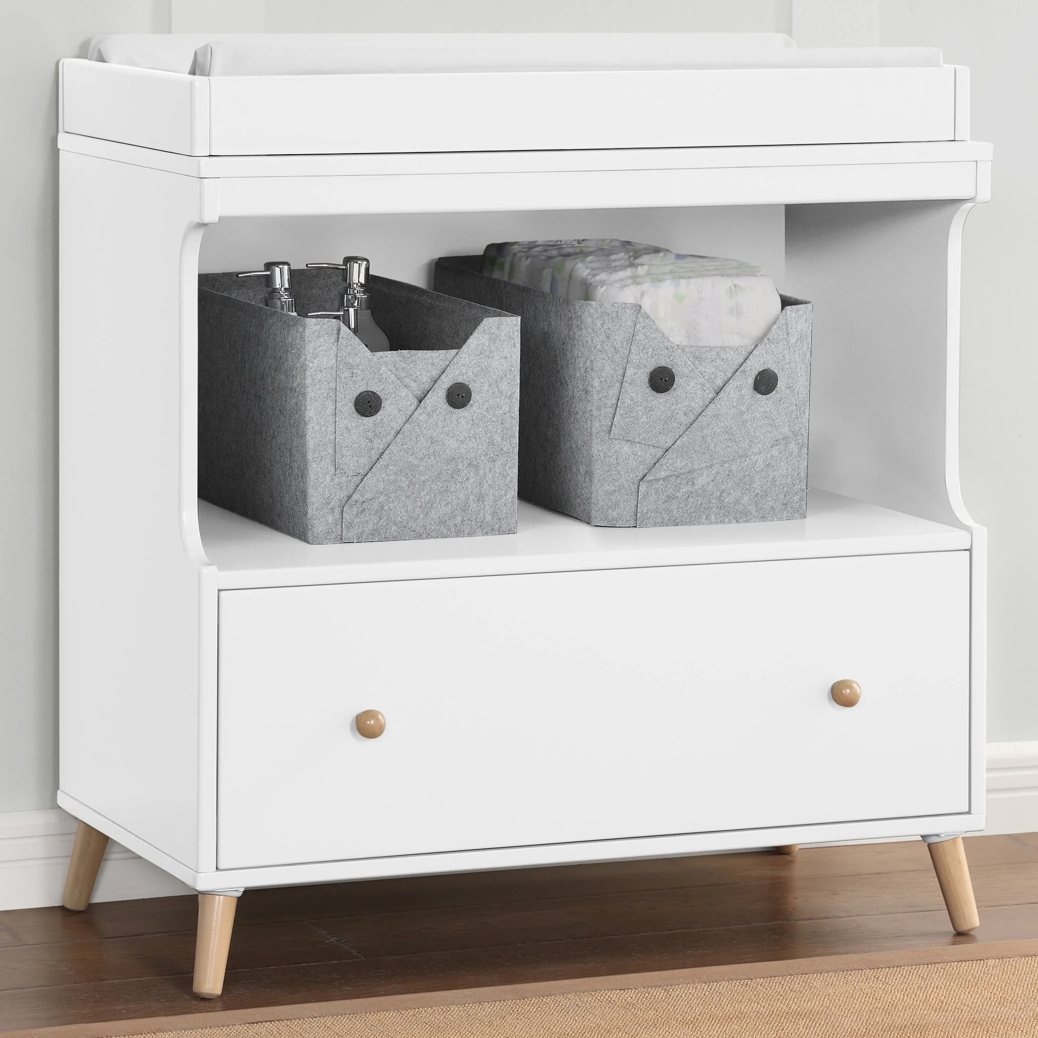 Madison Convertible Changing Table with Drawer - Image 5