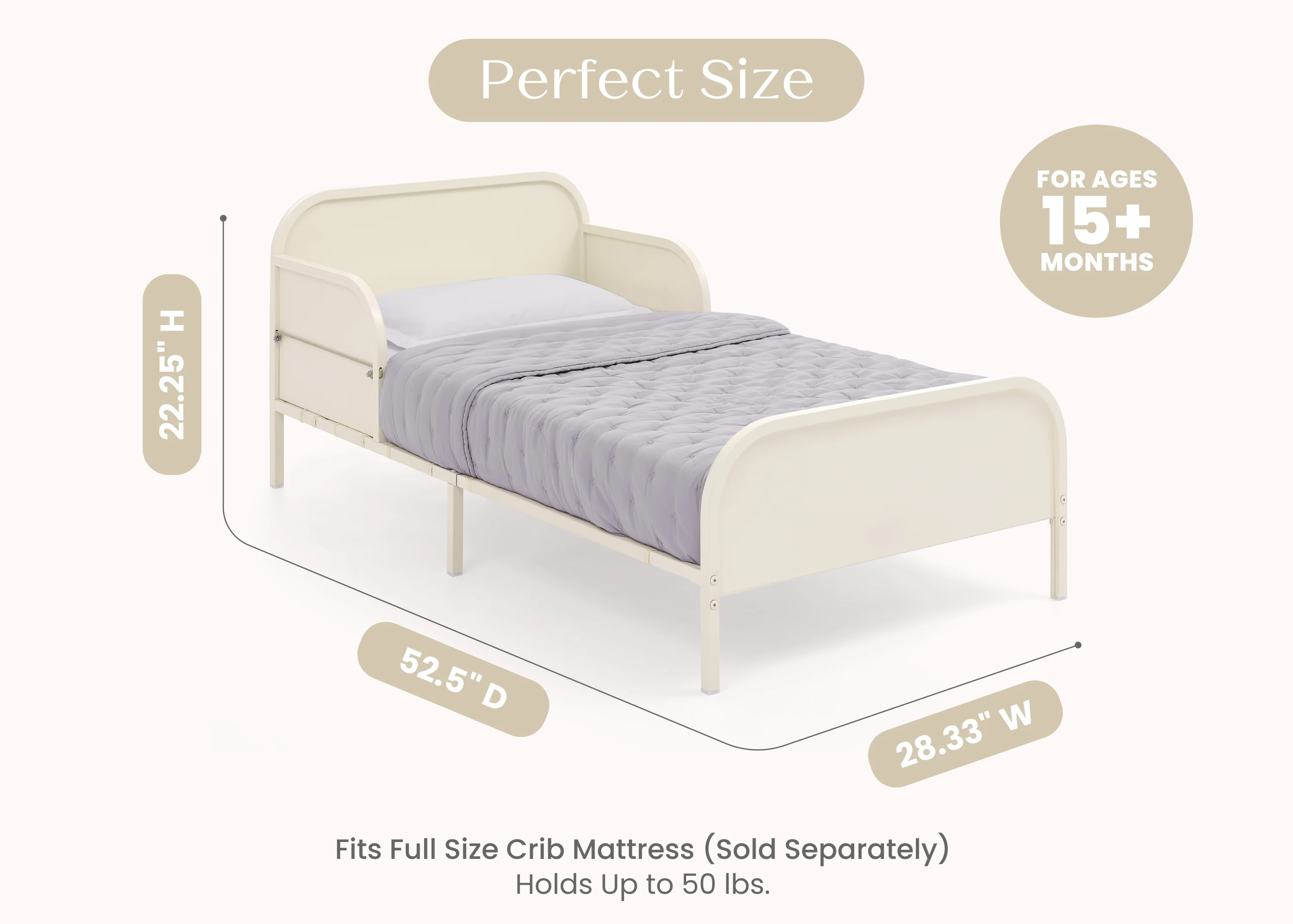Magic Magnet Toddler Bed with Customizable Magnets & Built-In Book Storage - Image 12