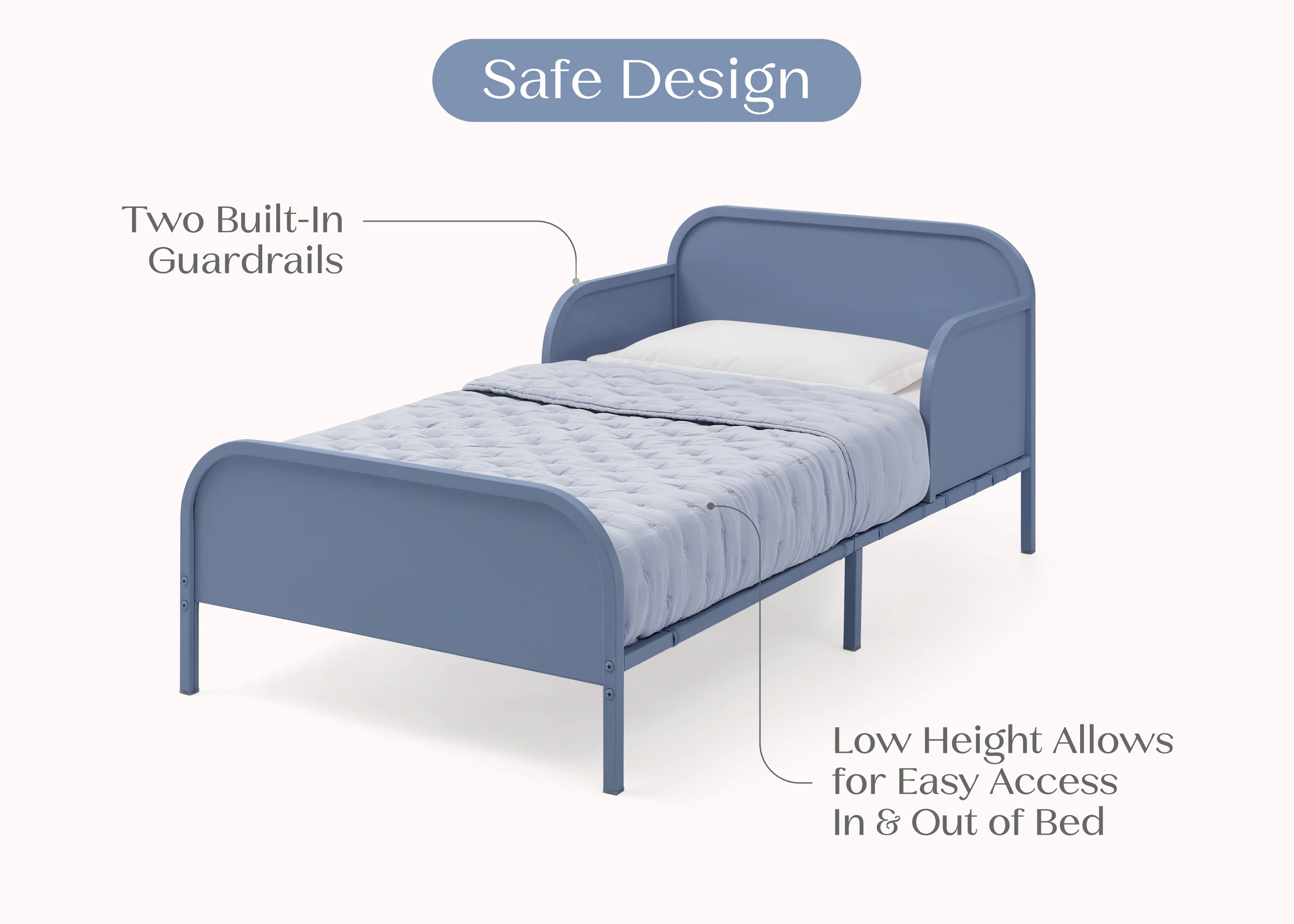 Magic Magnet Toddler Bed with Customizable Magnets & Built-In Book Storage - Image 23
