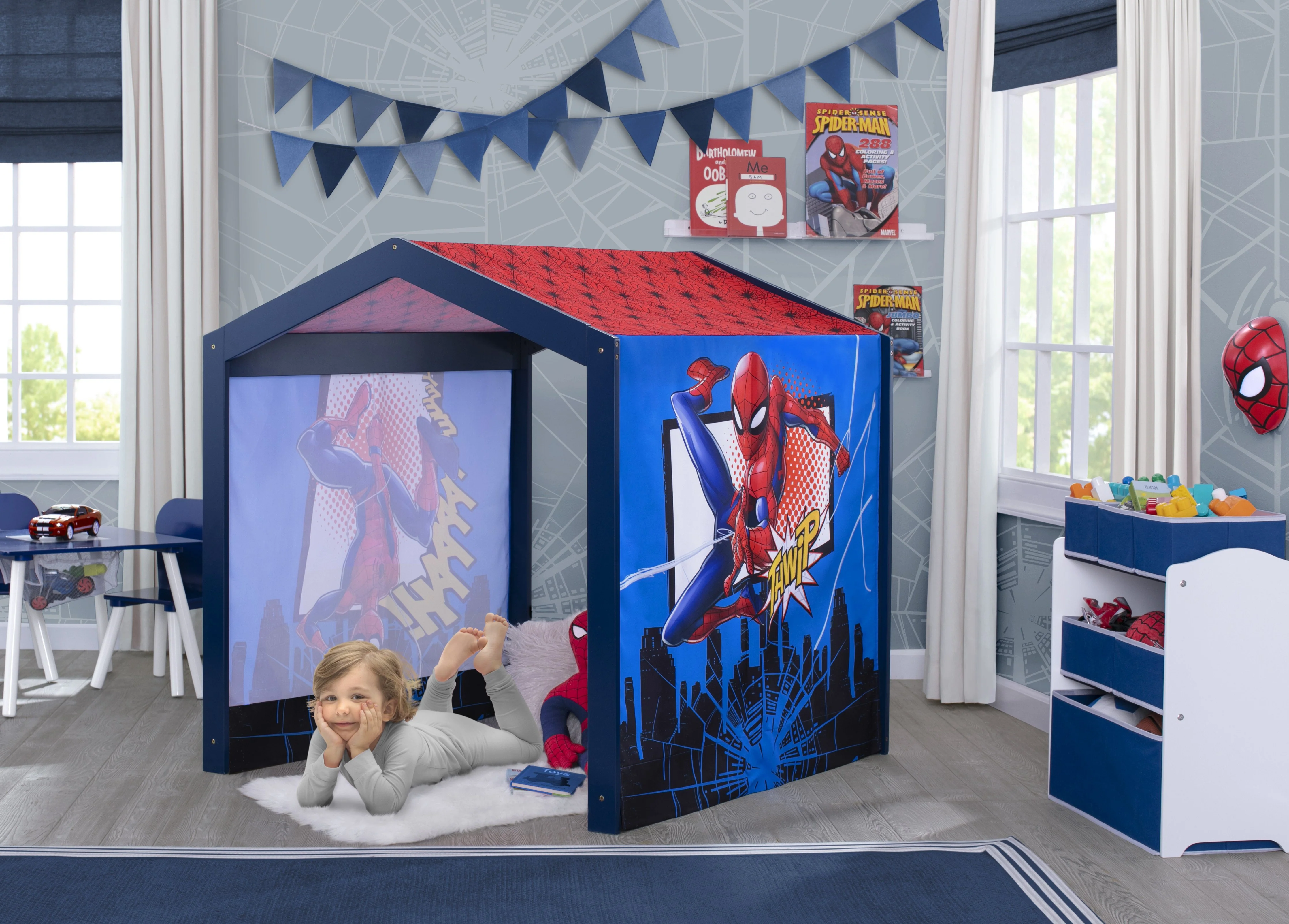 Spider-Man Indoor Playhouse with Fabric Tent