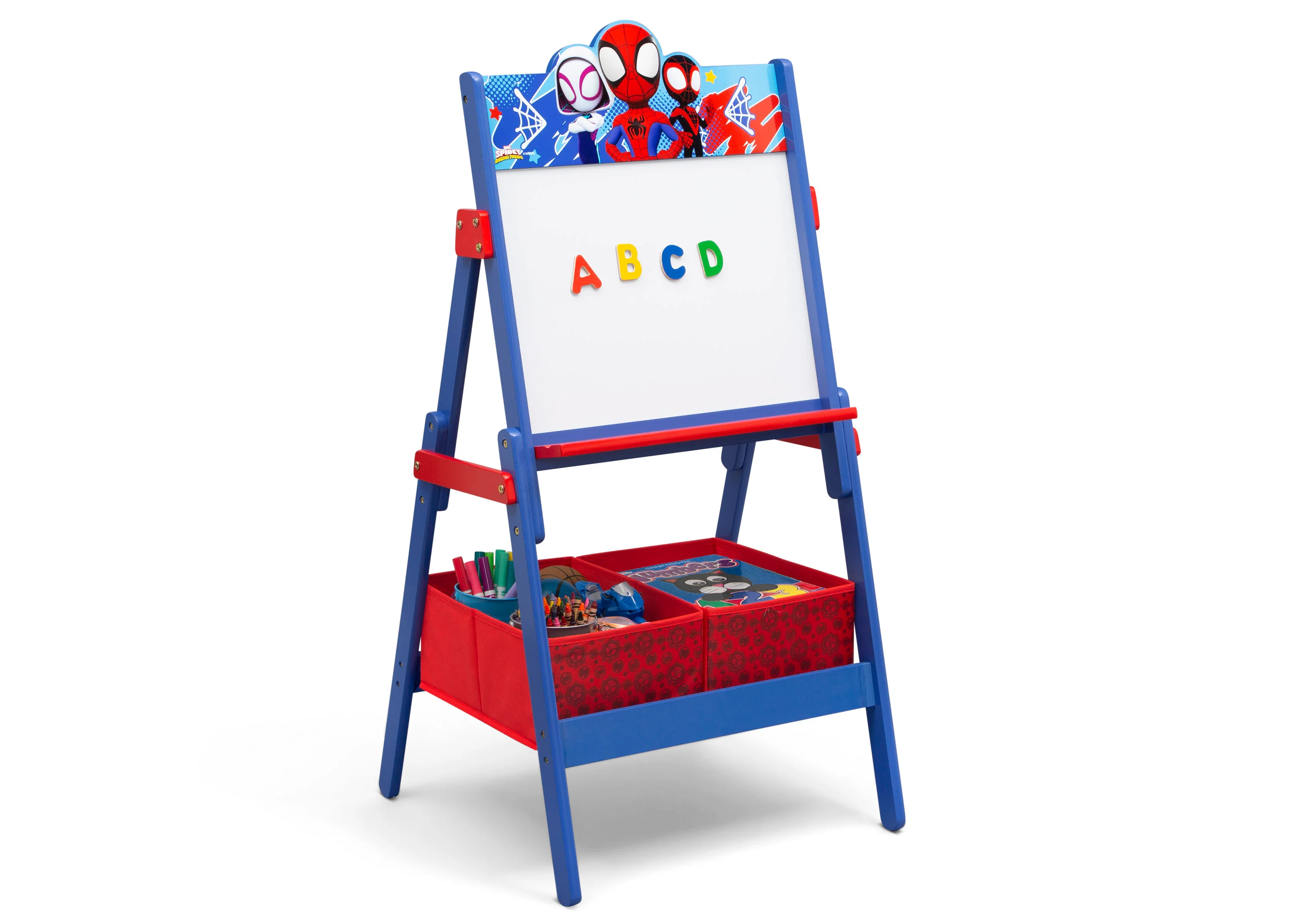 Spidey and His Amazing Friends Wooden Activity Easel with Storage - Image 2
