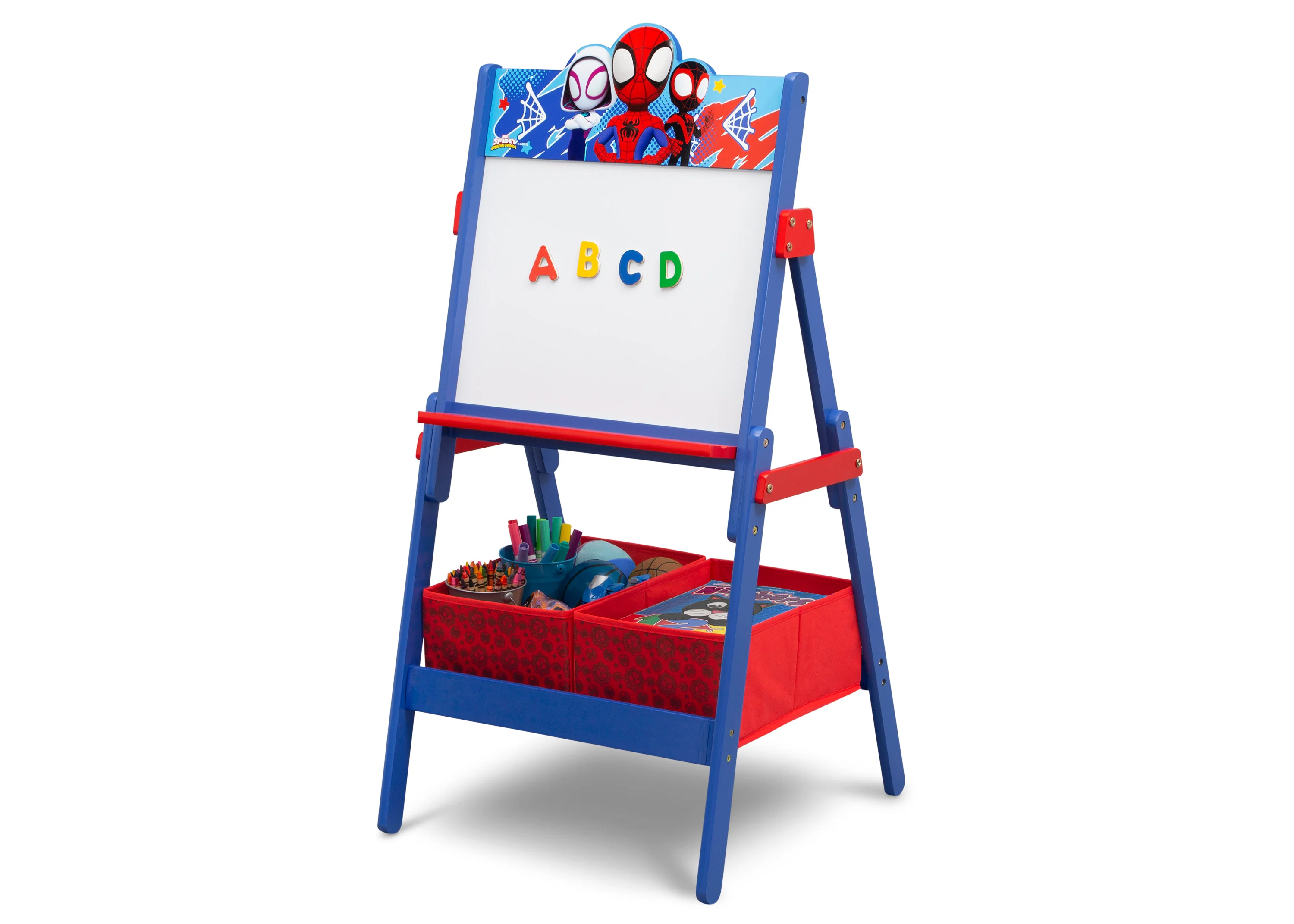 Spidey and His Amazing Friends Wooden Activity Easel with Storage - Image 3